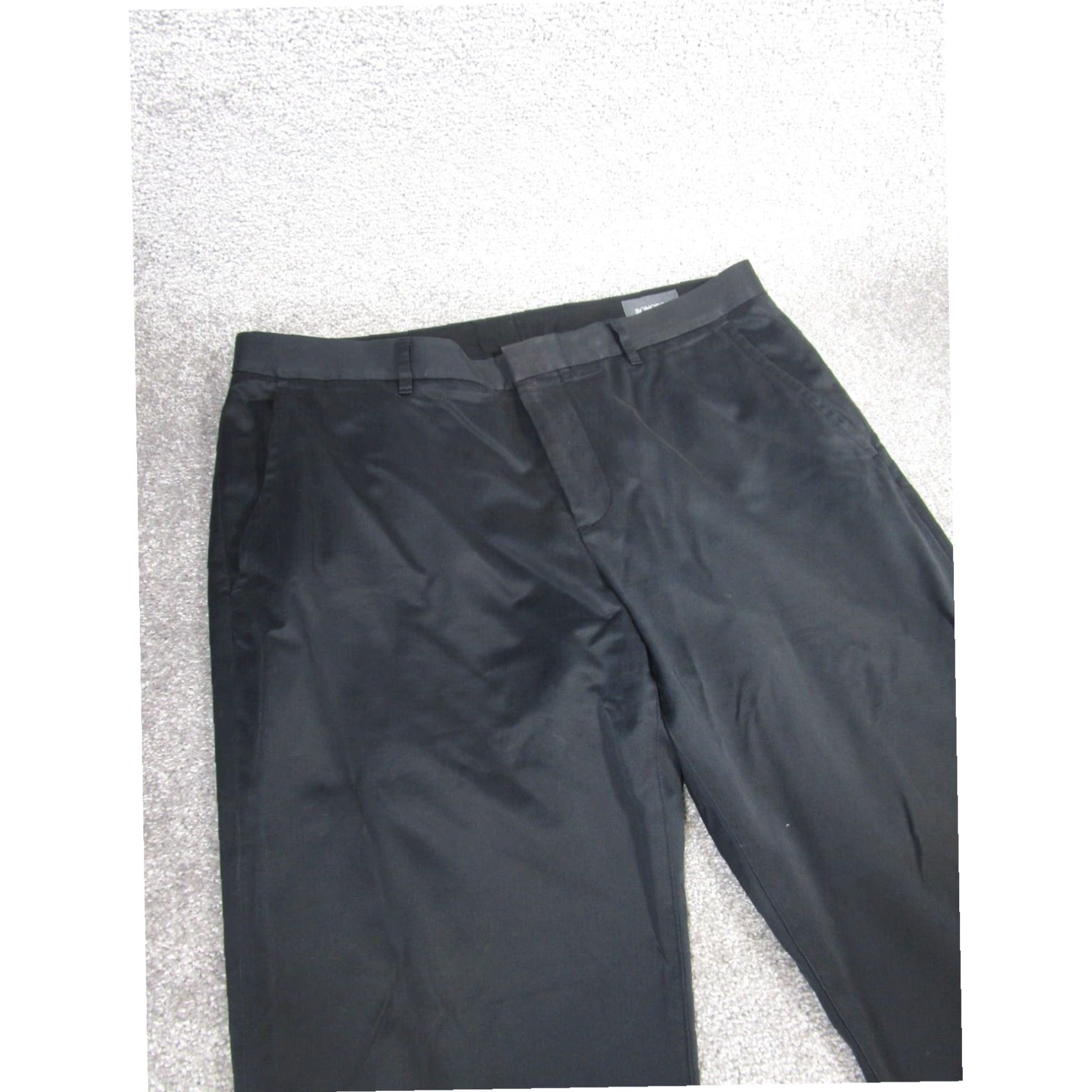 Bonobos Bonobos Mens Dress Pants 36 Tuesday Black Straight Leg 36X29 Extra Large XL Size US 36 / EU 52 - 3 Thumbnail