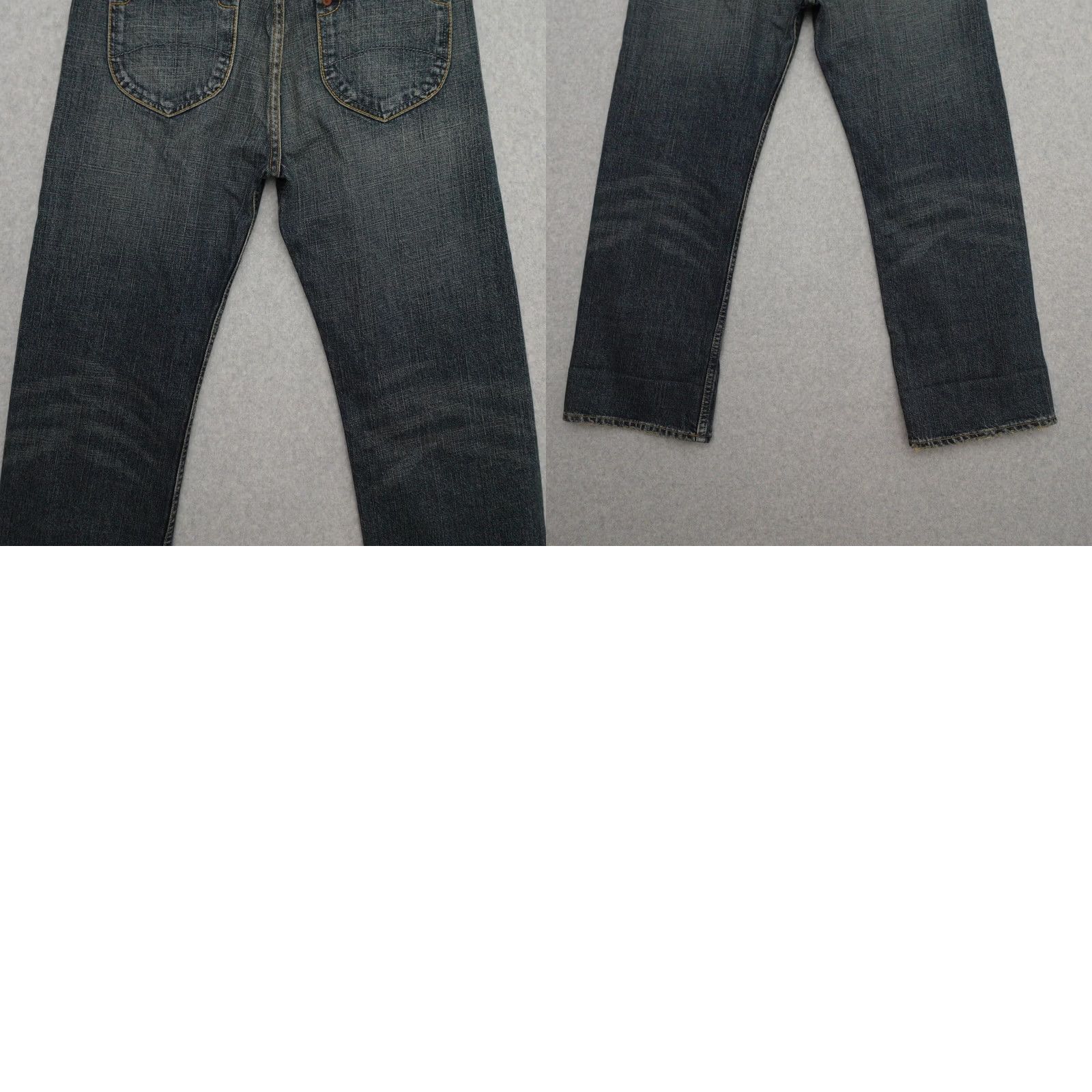 Vintage Stronghold Jeans Womens 25x25 Denim Button Fly Selvage Made In USA Blue 25x25 USA Selvage Jeans Womens size 25x25 Distressed? Size 42" / US 20 - 10 Thumbnail