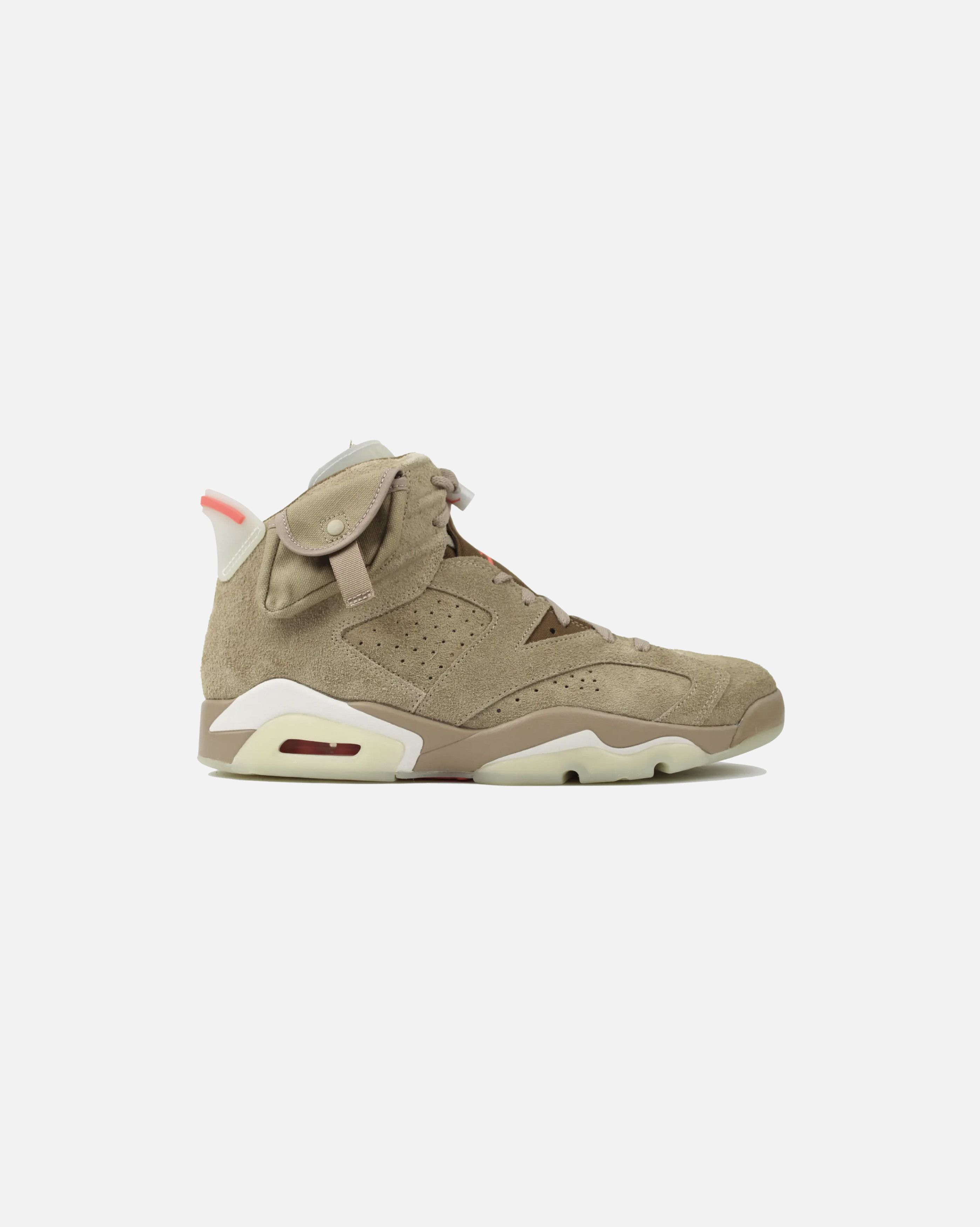 Nike × Travis Scott Travis Scott X Nike Jordan 6 British Khaki Size US 13 / EU 46 - 1 Thumbnail