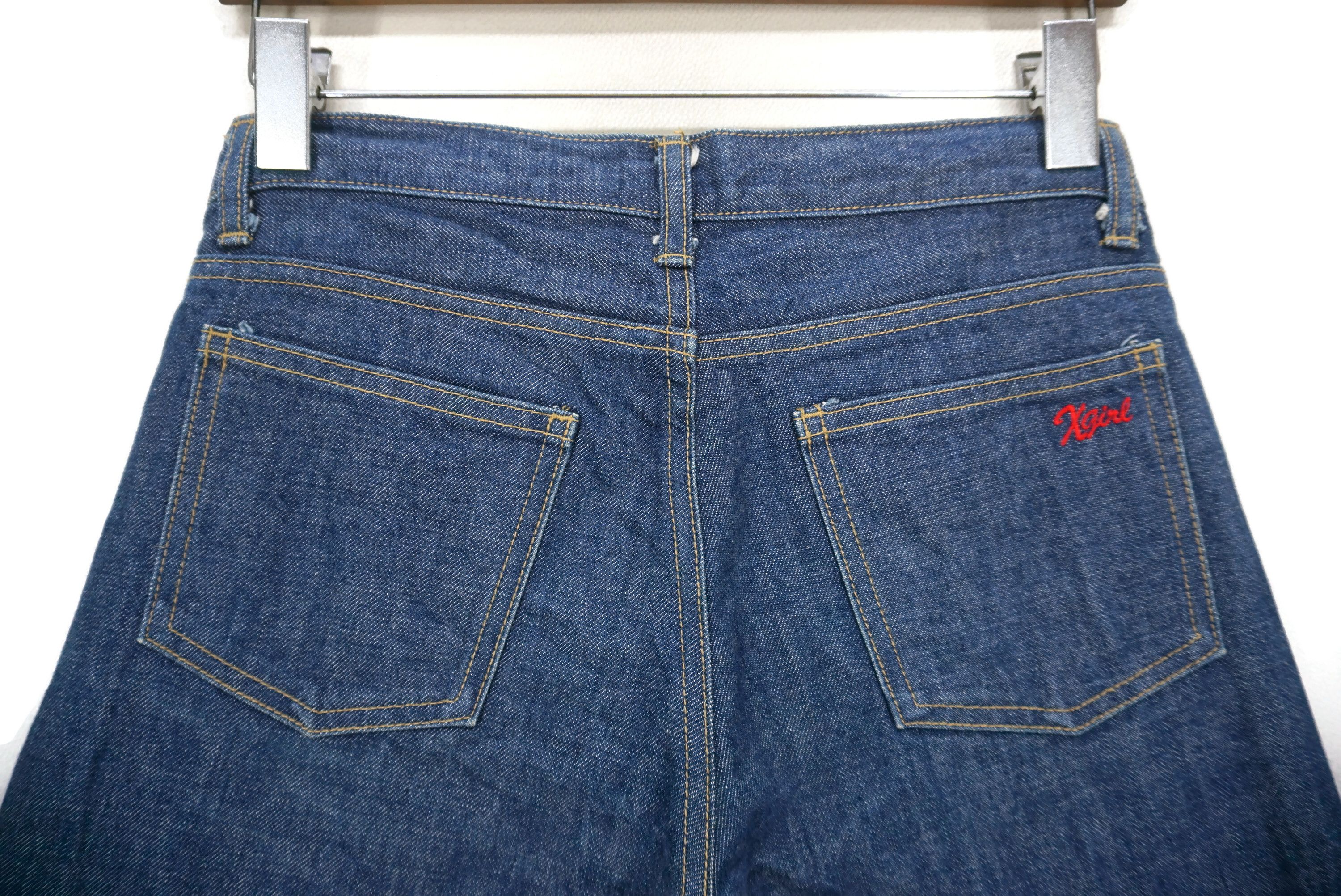 Japanese Brand X-girl Jeans Size W29xL29.5 Slim Skinny Zipper Hem Denim Size 26" / US 2 / IT 38 - 8 Thumbnail