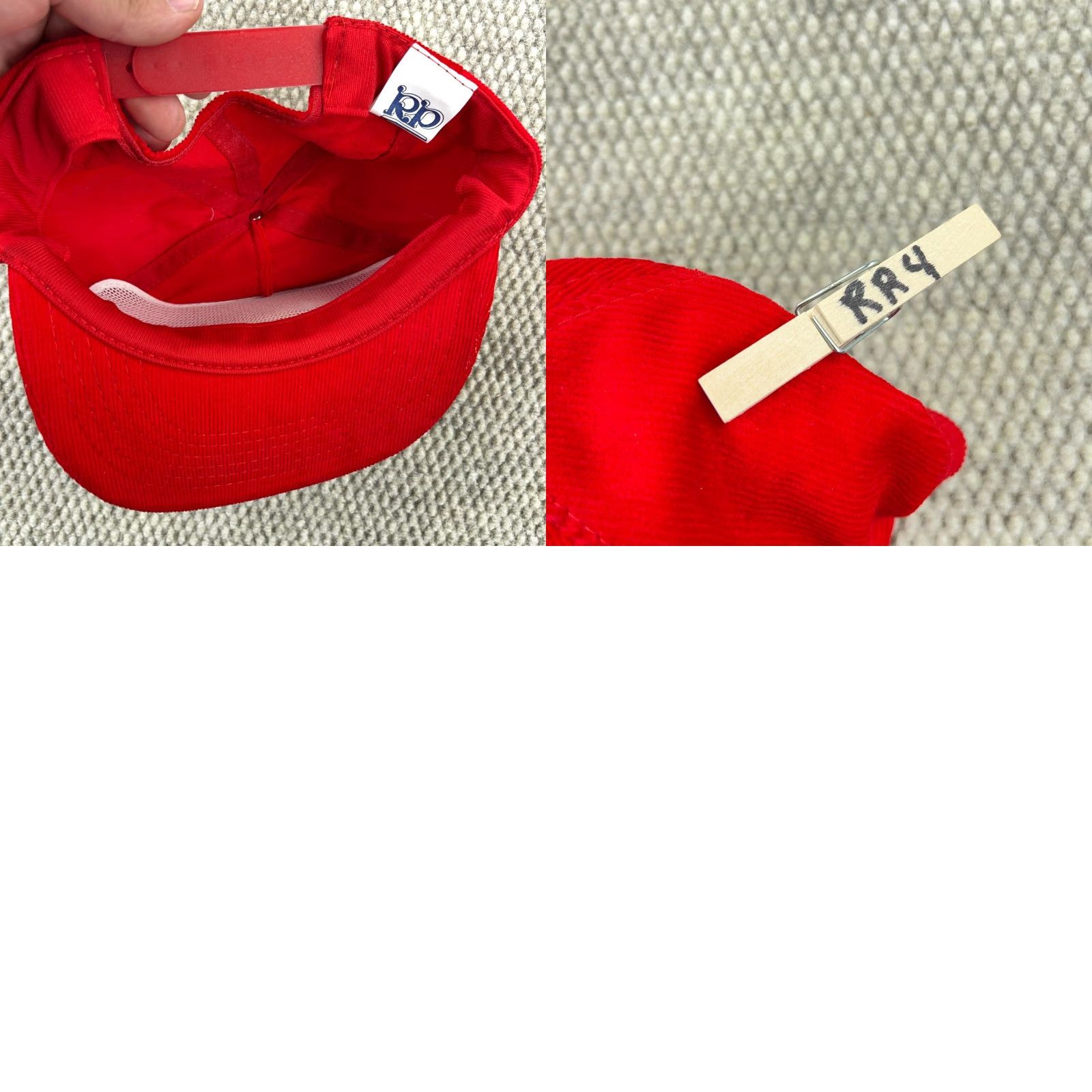 Vintage VINTAGE Las Vegas Casino Hat Cap Snapback Corduroy Trucker 90s Red Adult Men Size ONE SIZE - 8 Thumbnail