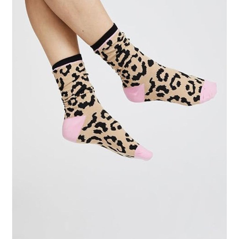 Kate Spade Kate Spade New York 3-Pack Boxed Rose Leopard Crew Socks Size ONE SIZE - 6 Thumbnail