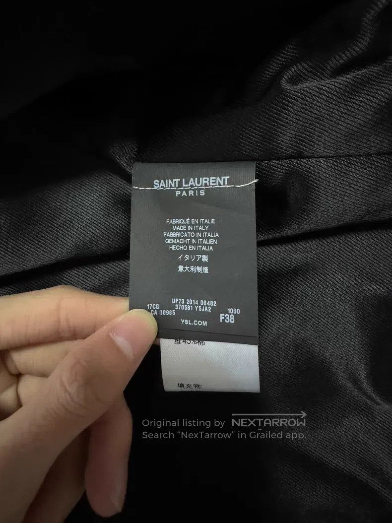 Saint Laurent Paris Saint Laurent Paris Motorcycle Leather Jacket Vest Size XS / US 0-2 / IT 36-38 - 4 Thumbnail