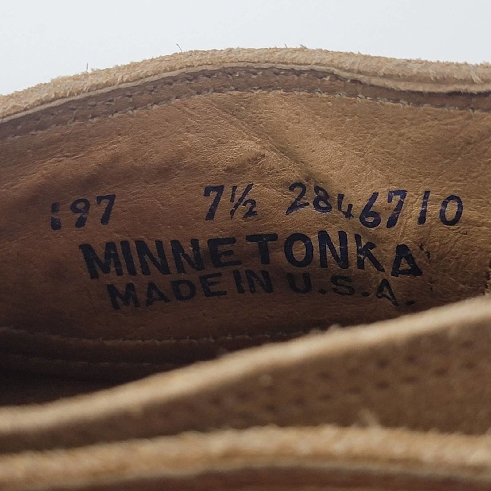 Minnetonka Minnetonka Brown Suede Ankle Moccassin Booties - 7.5 Size US 7.5 / IT 37.5 - 8 Thumbnail
