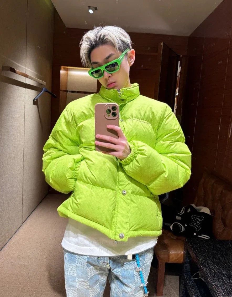 Chrome Hearts Chrome Hearts Fluorescent Green Down Jacket. Size US S / EU 44-46 / 1 - 1 Thumbnail