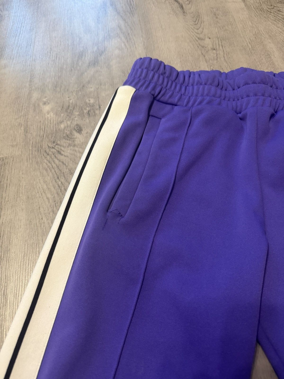 Palm Angels Palm Angels Purple Track Pants Trousers Sweatpants Size US 31 - 3 Thumbnail