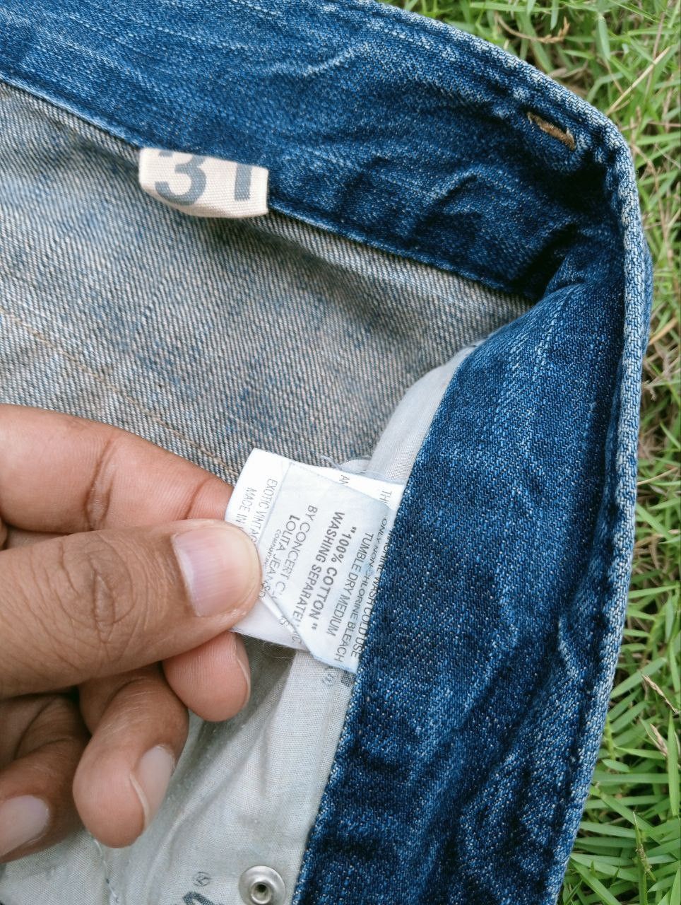 Japanese Brand JAPANESE LOLITA by CONCERT CLUB WASHED JEANS Size US 31 - 11 Thumbnail
