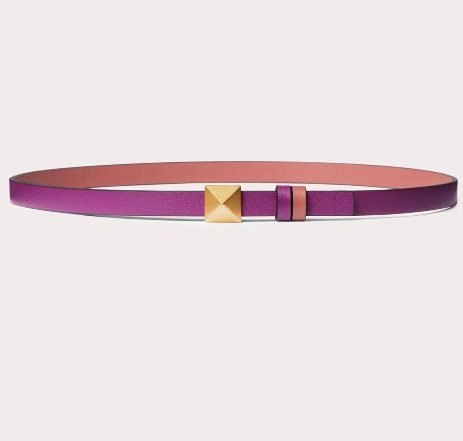 Valentino Valentino Reversible One Stud Belt Size 75 Size ONE SIZE - 1 Thumbnail