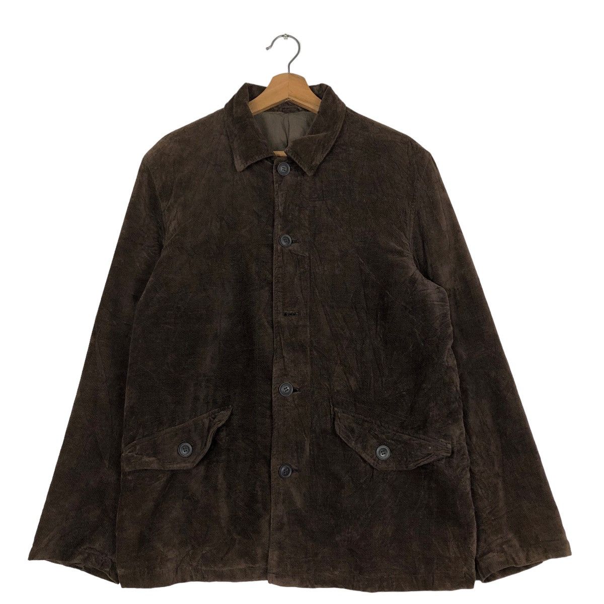 Japanese Brand 🔥Vintage Velvet Chore Jacket Smith’s American Issey Miyake Size US M / EU 48-50 / 2 - 1 Thumbnail