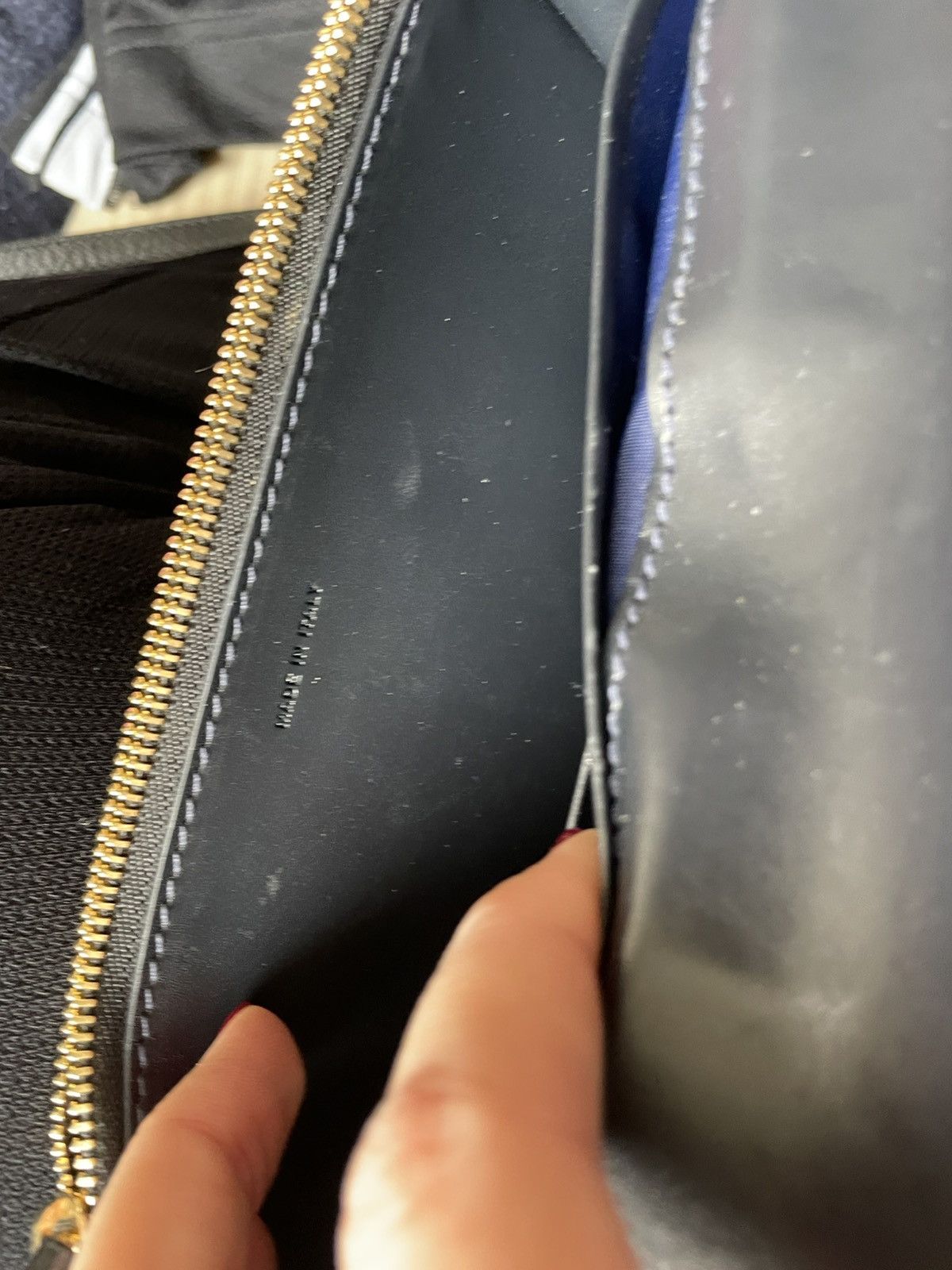 Smythson Smythson "Panama Leather" Black Crossbody Bag Size ONE SIZE - 4 Thumbnail