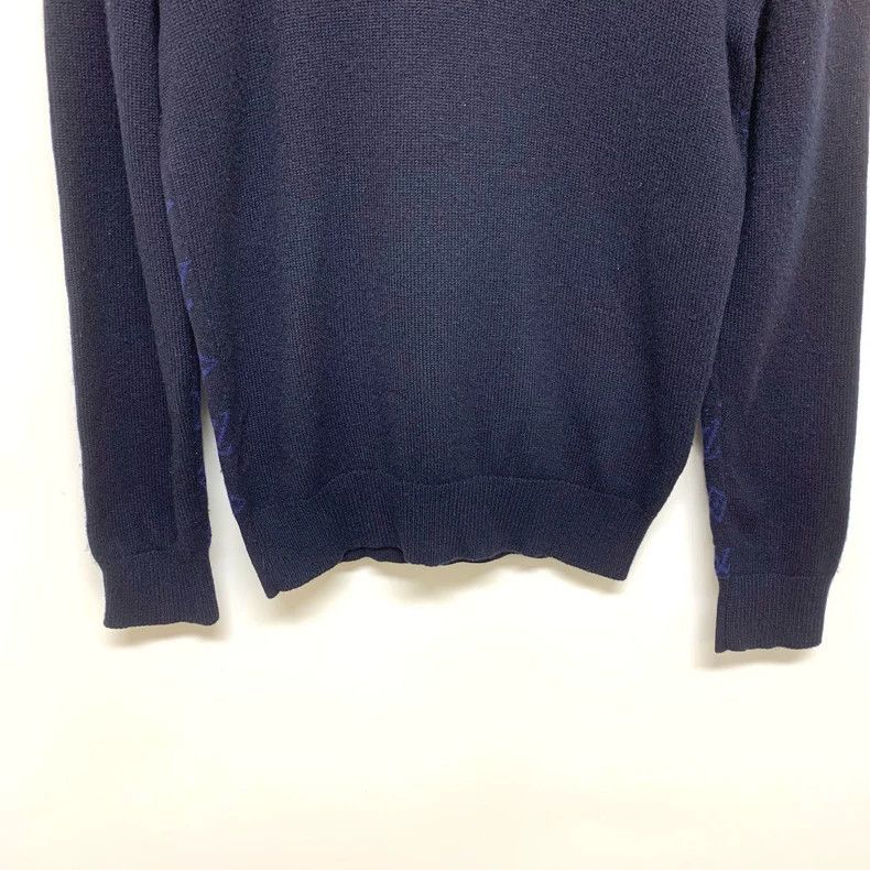 Louis Vuitton Louis Vuitton Dark Blue Full Print Sweater Size US M / EU 48-50 / 2 - 4 Thumbnail