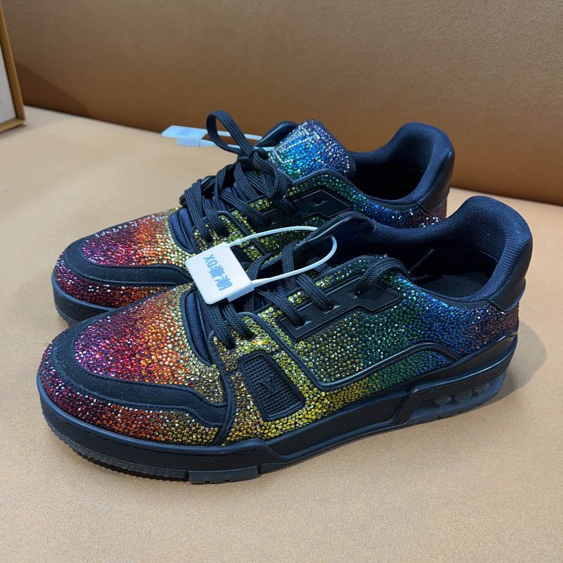 Louis Vuitton Louis Vuitton Colorful Diamond Low-Top Sneaker 0079 Size US 8.5 / EU 41-42 - 1 Thumbnail