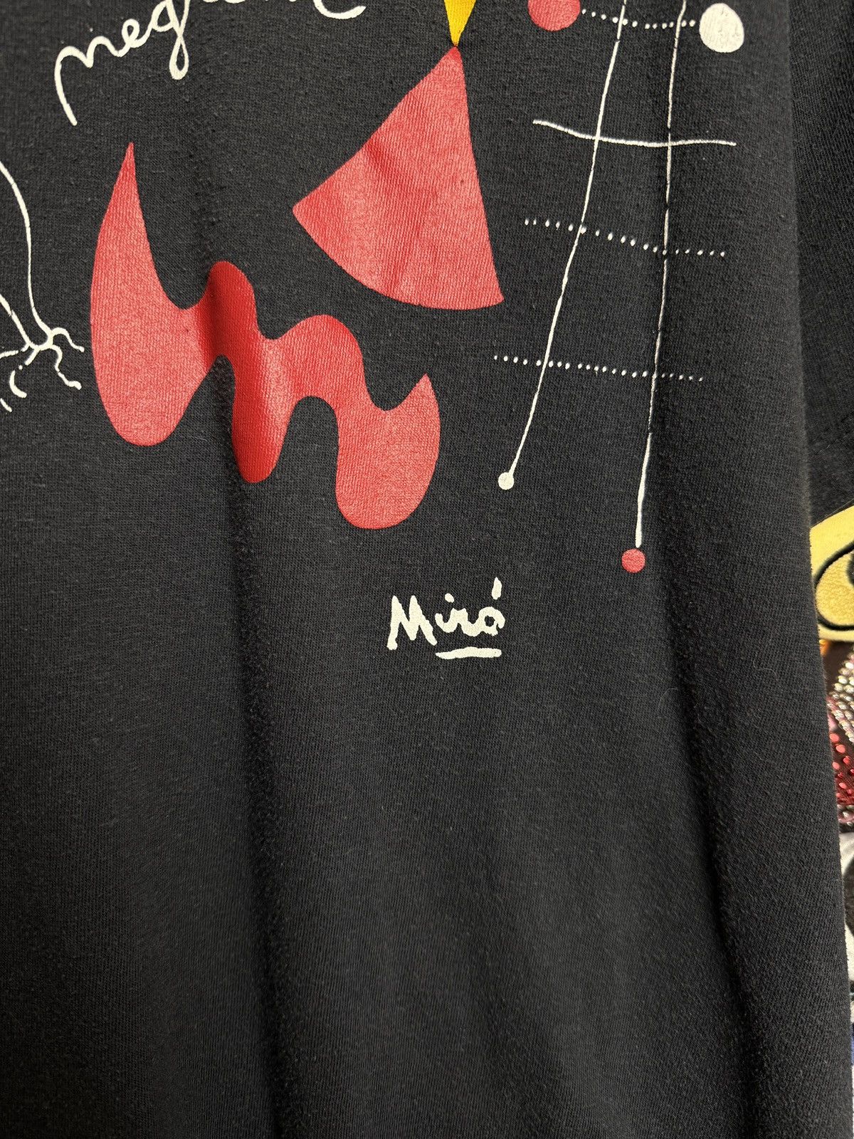Vintage Joan Miro painting art tee t shirt vintage Size US XL / EU 56 / 4 - 5 Thumbnail