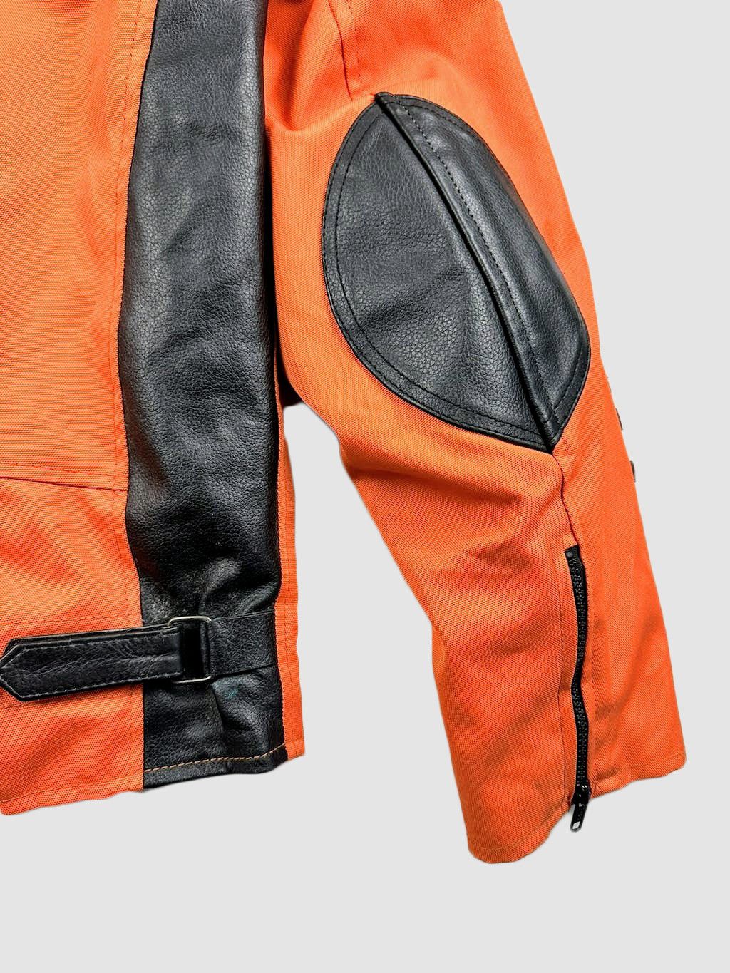 Genuine Leather 🔥 Lucky Strike Textile x Leather 🔥 Jacket Streetwear Size US L / EU 52-54 / 3 - 7 Thumbnail