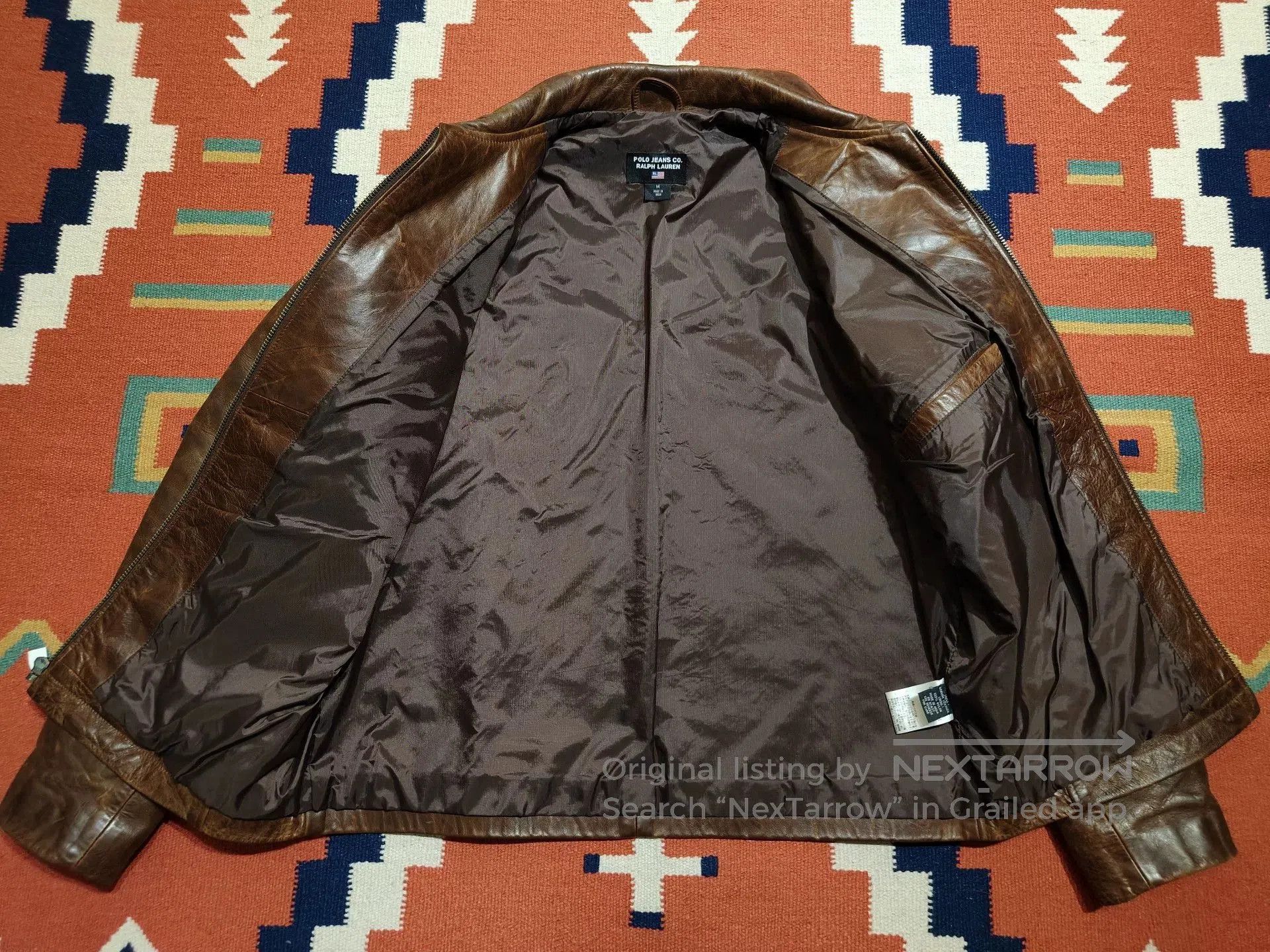 RRL Ralph Lauren Vintage RL Polo Ralph Lauren Leather Jacket. Size US M / EU 48-50 / 2 - 6 Thumbnail