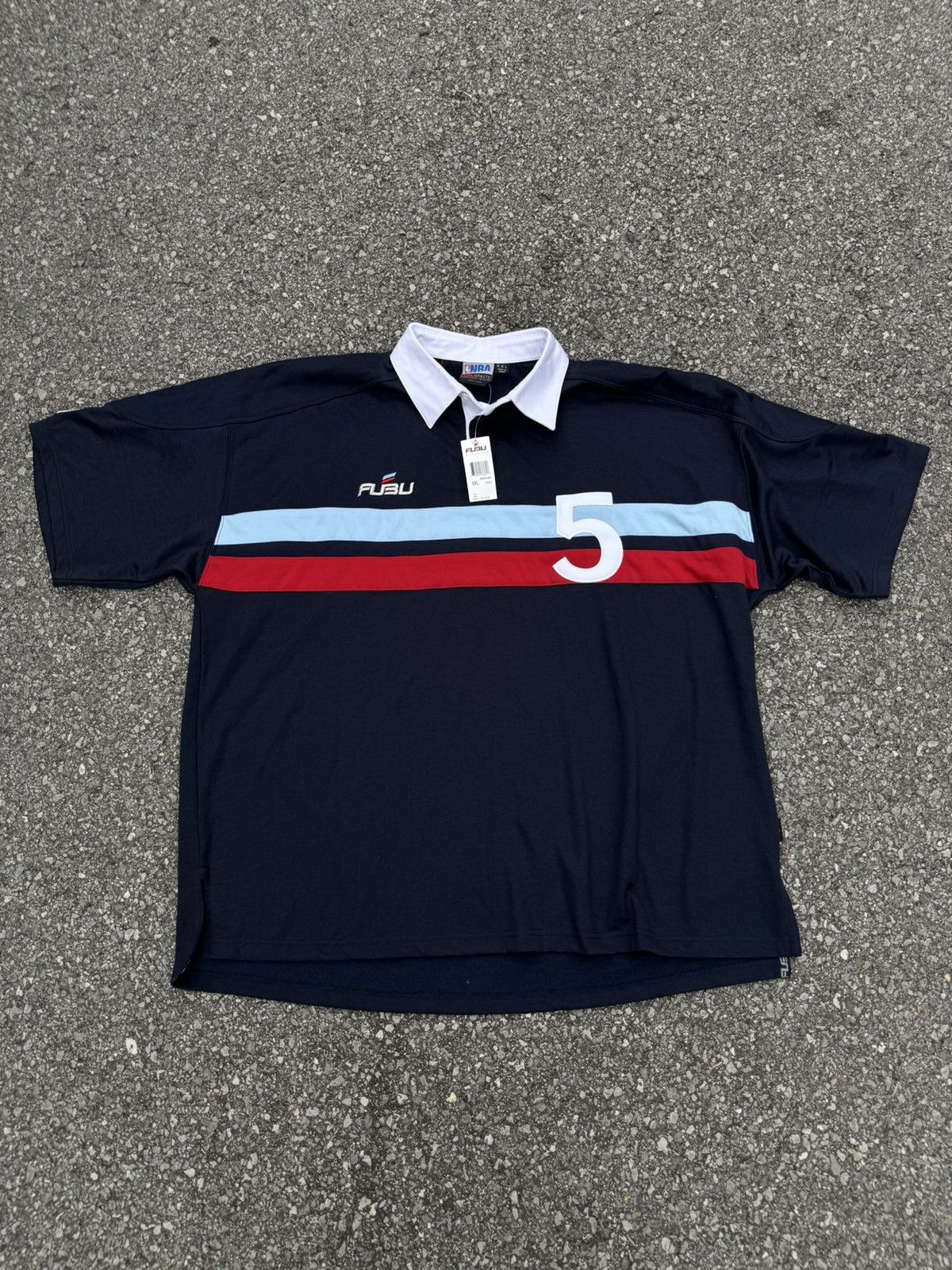 Fubu × NBA × Vintage Fubu Athletic NBA vintage polo shirt New jersey boxy rap Size US XXL / EU 58 / 5 - 1 Thumbnail
