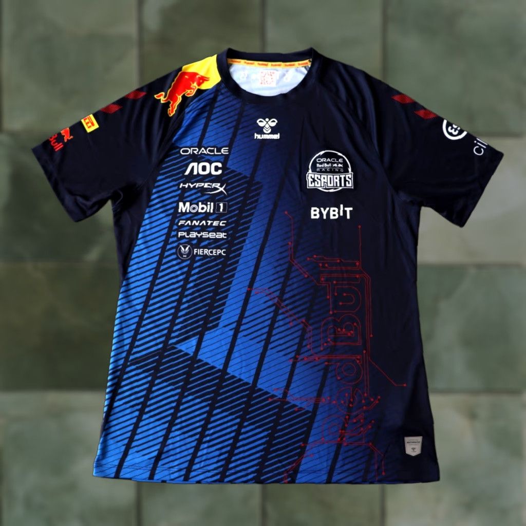 Vintage Nike Oracle Red Bull Racing Esports Driver Graphic Print Men’s Polyester Shirt Large Size US L / EU 52-54 / 3 - 1 Thumbnail