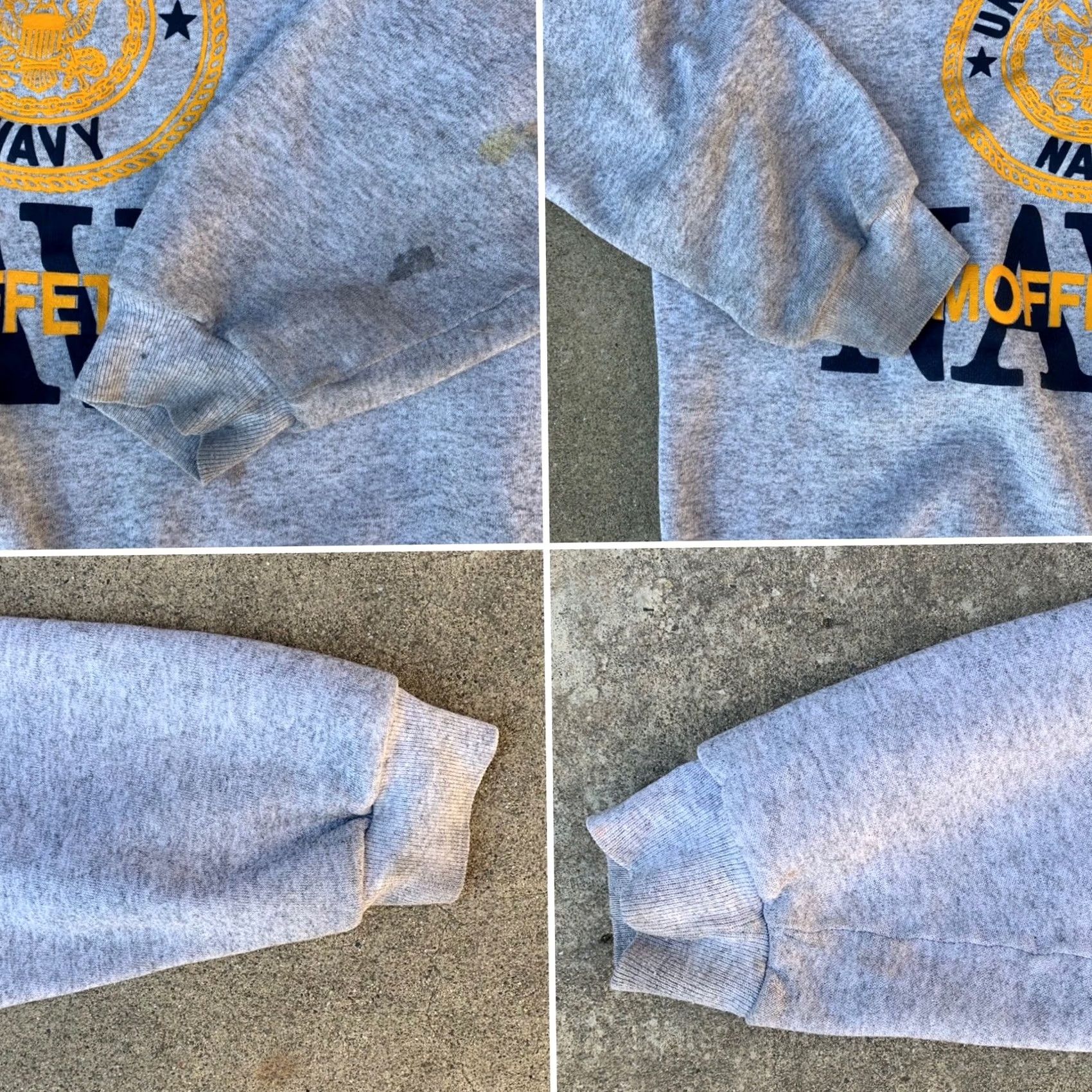 Soffe VINTAGE United States Navy Nas Moffett Field raglan sweatshirt sweater M gray Nike? Size US M / EU 48-50 / 2 - 7 Thumbnail