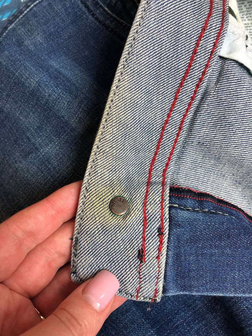 Diesel × Vintage Vintage Diesel Y2K distressed Flare denim pants Size US 34 / EU 50 - 13 Thumbnail