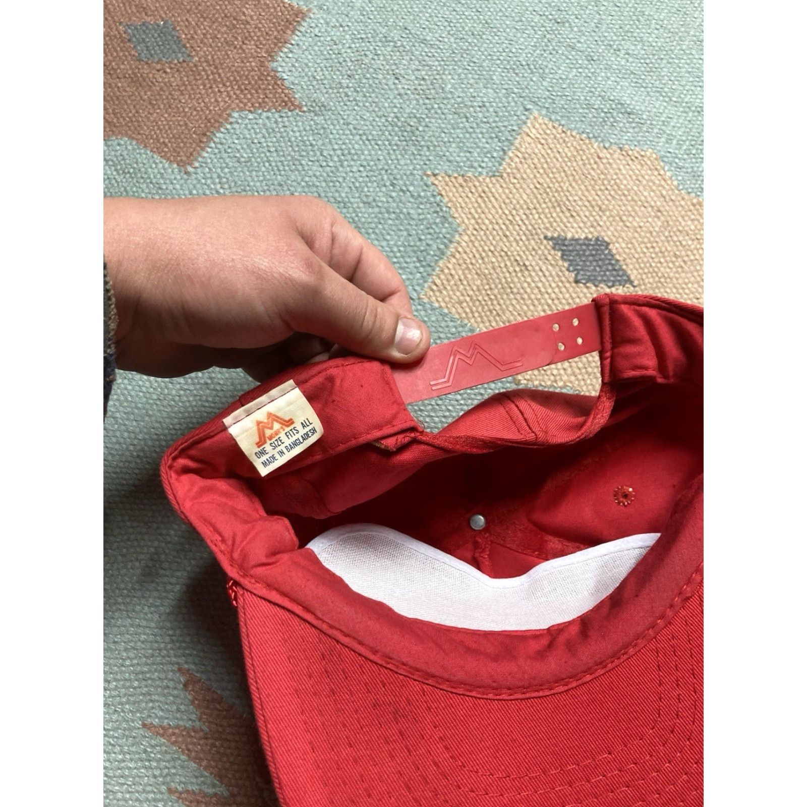 Vintage VINTAGE Unbranded SnapBack Hat Cap Men Adjustable Red Ameristar Casino Vicksburg Mississippi Gambling Size ONE SIZE - 6 Thumbnail