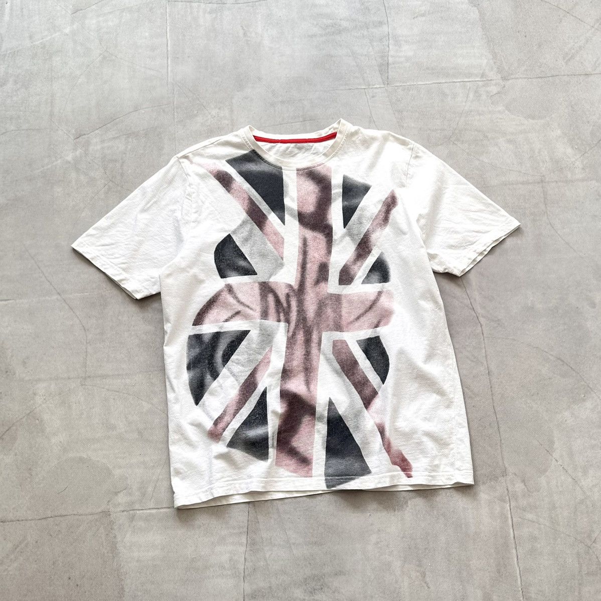 Y2K England British Flag T Shirt CDG Junya Watanabe Style