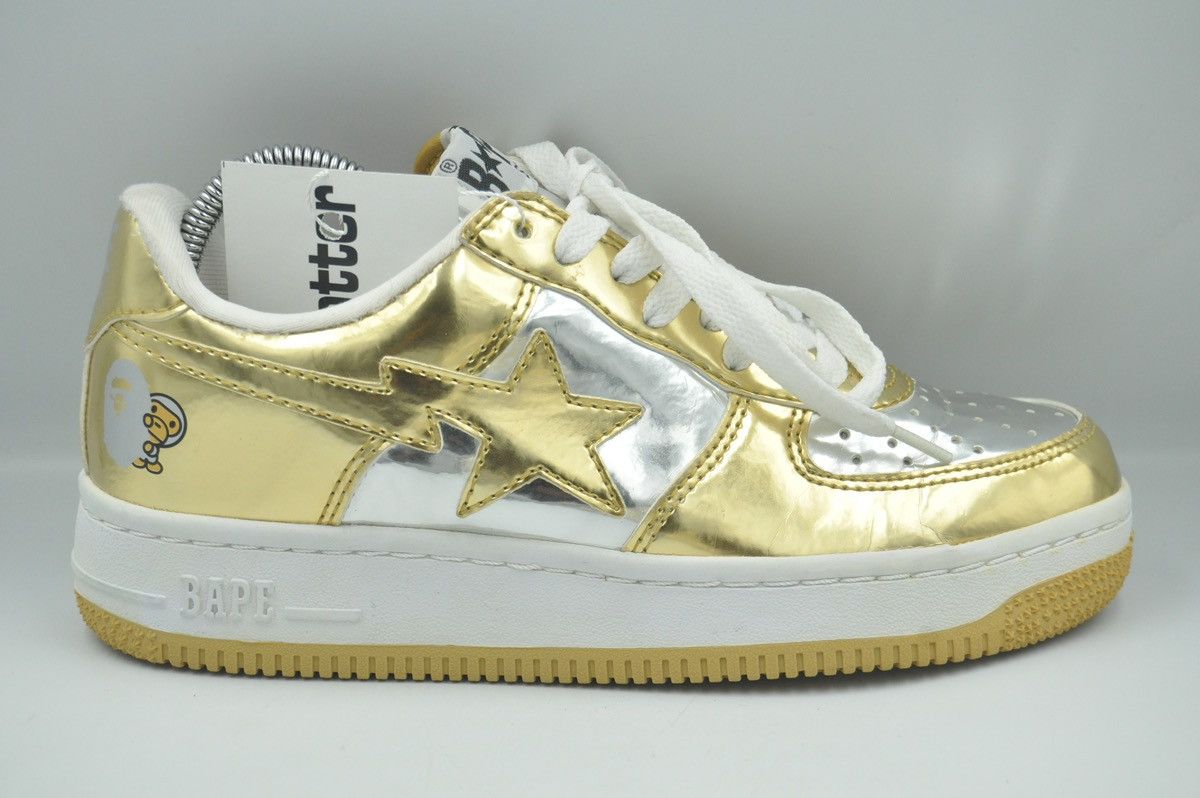 Bape Bape - 2009 - Baby Milo Patent Leather Bapesta Size US 5 / EU 37 - 2 Thumbnail