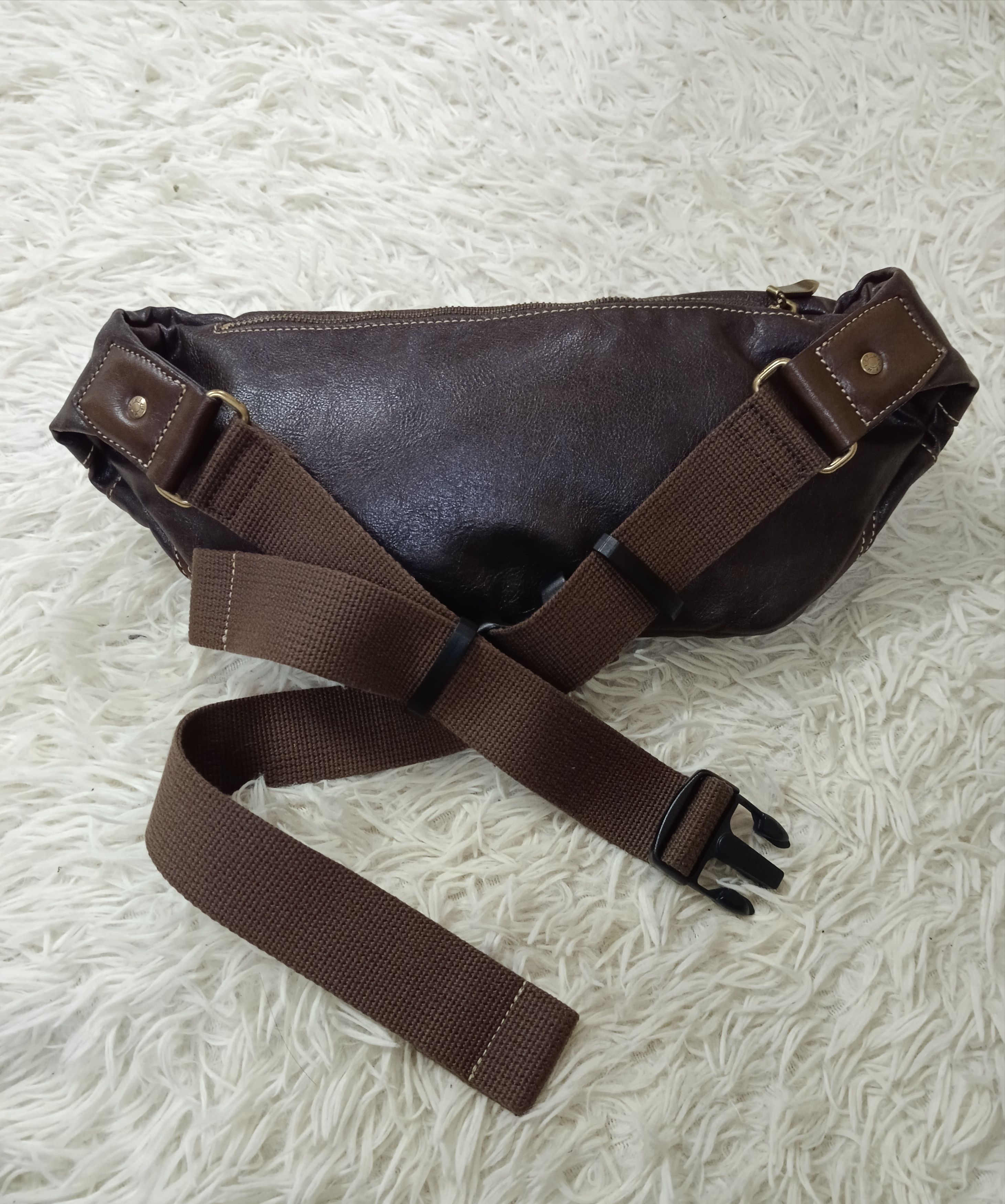 Leather CRAFTMANSHIP LEATHER POUCH/CROSSBODY Size ONE SIZE - 3 Thumbnail
