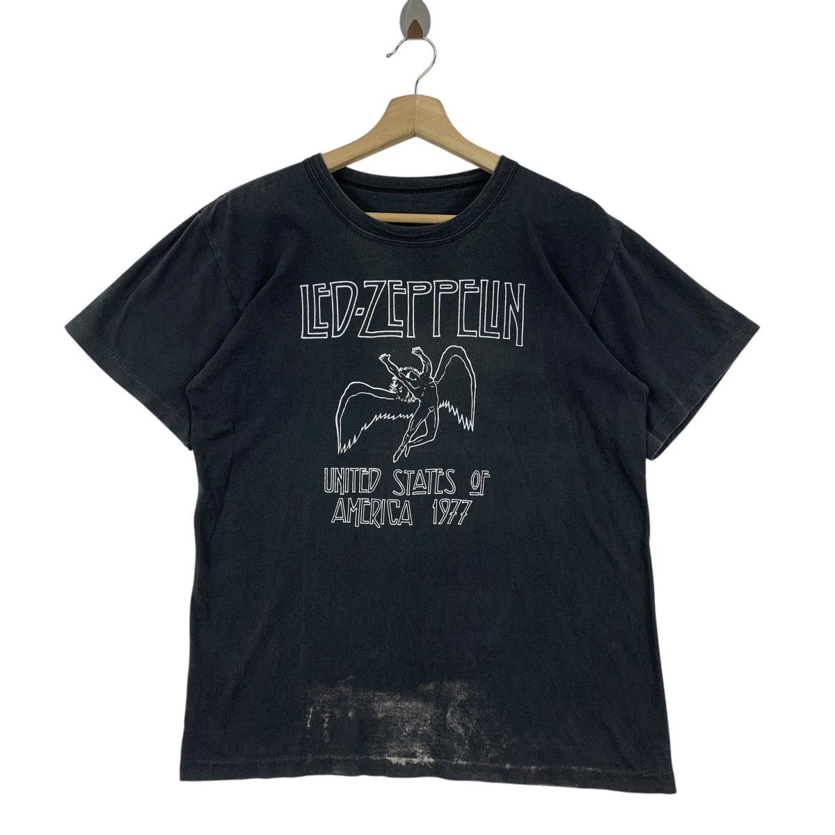 Band Tees × Vintage Vintage LED ZEPPELIN OG logo band tees Size US S / EU 44-46 / 1 - 1 Thumbnail