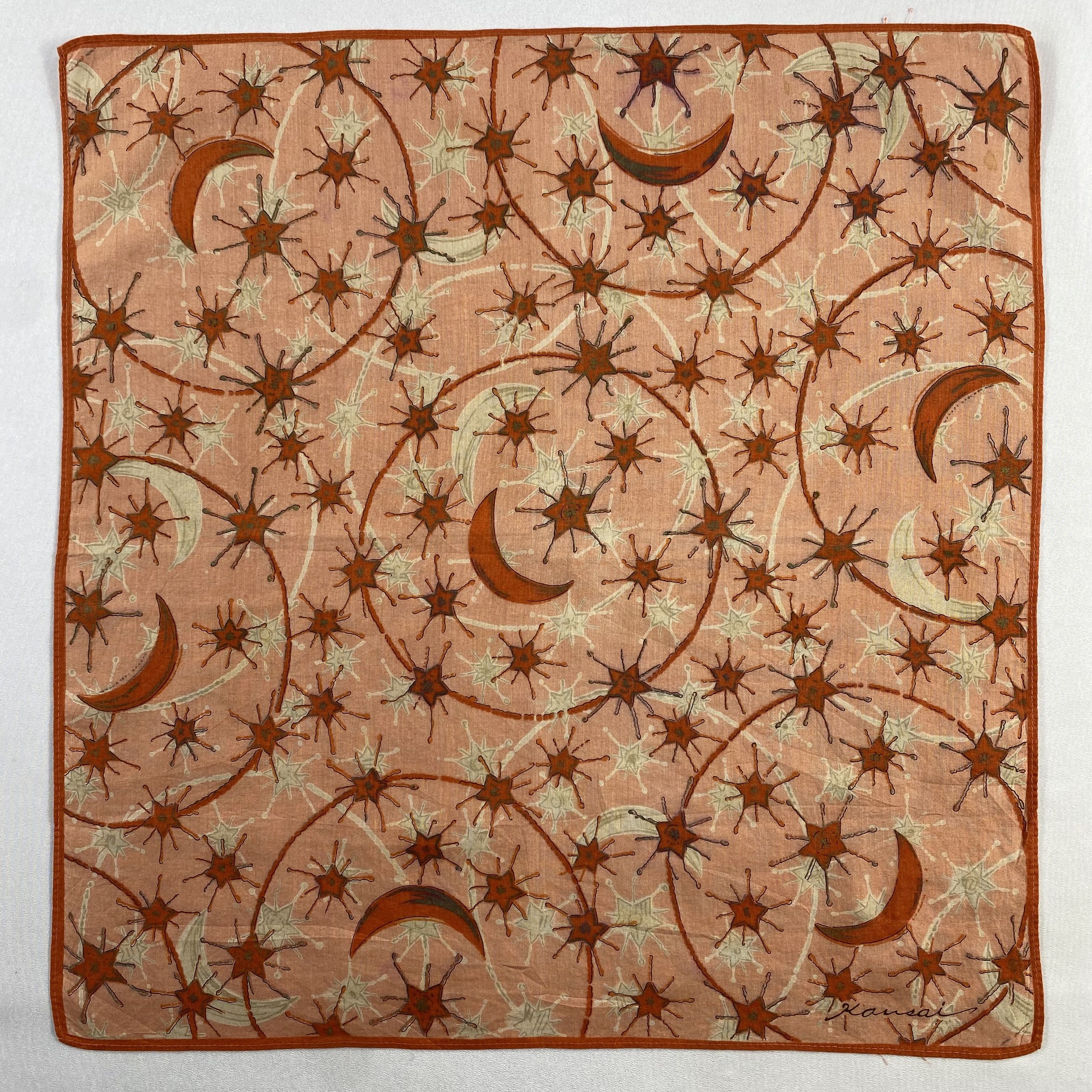 Kansai Yamamoto × Vintage Kansai Yamamoto Neckerchief / Bandana / Handkerchief-P1075 Size ONE SIZE - 1 Thumbnail