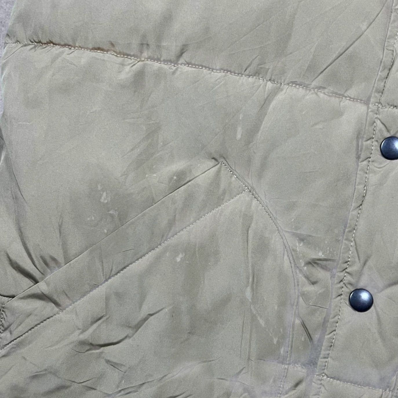 Dickies Dickies Faux Brown Leather Panel Padded Puffer Gilet Vest Jacket L Brown-Tan Men Size L Size US L / EU 52-54 / 3 - 6 Thumbnail