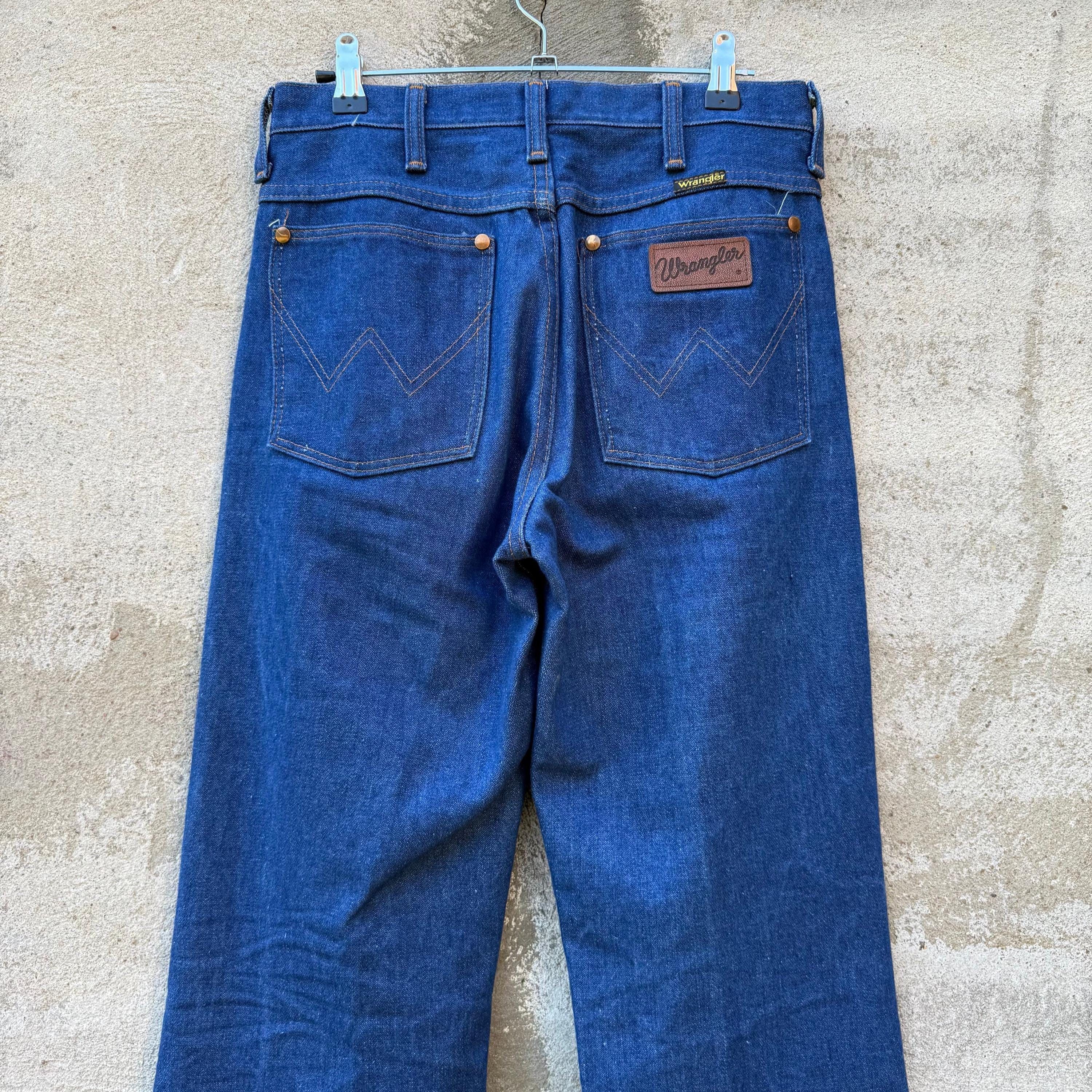 Vintage × Wrangler 90's Wrangler Dark Denim Jeans Size US 28 / EU 44 - 6 Thumbnail