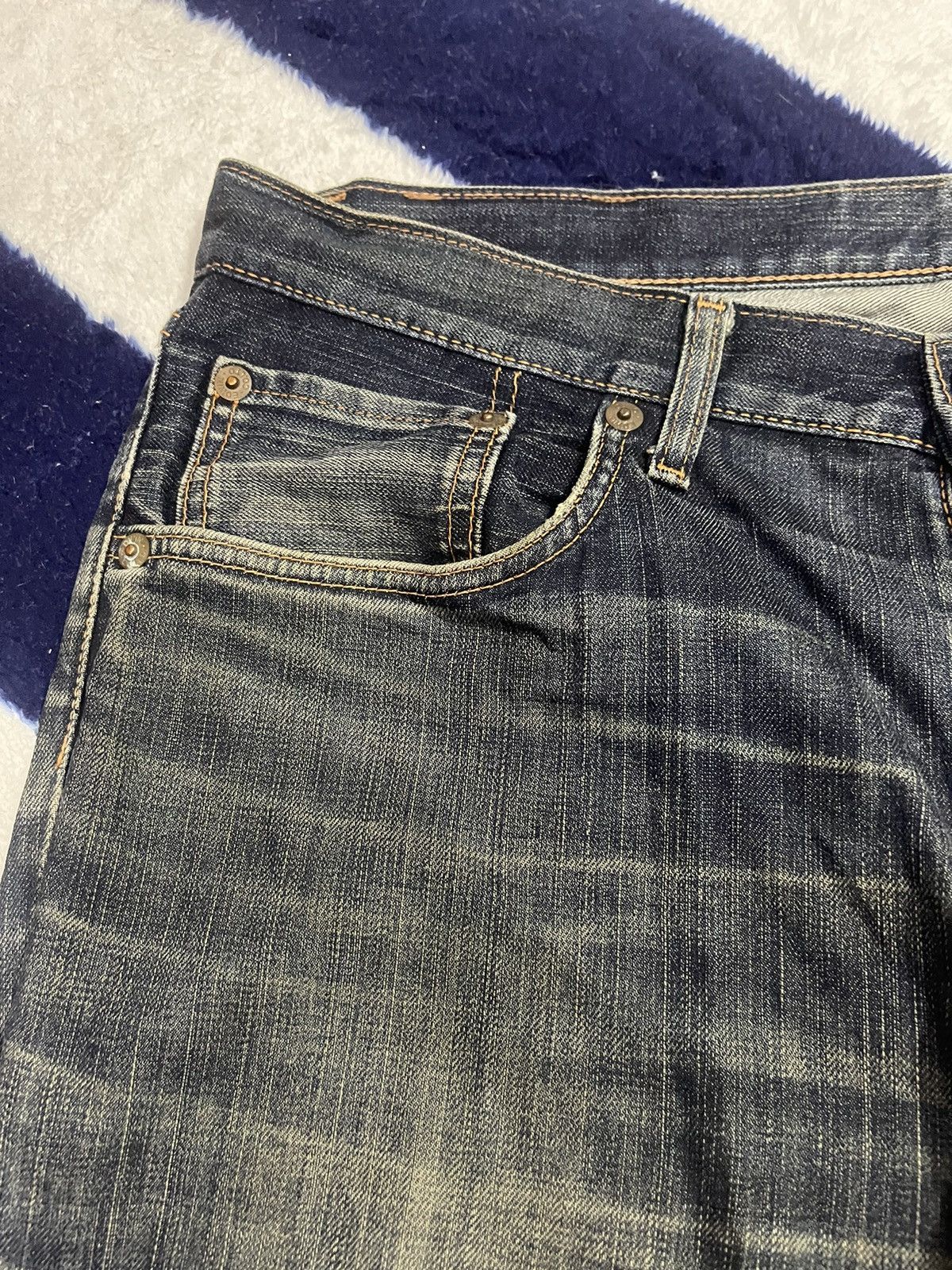 Edwin × Japanese Brand Edwin Distressed Jeans (14) Size US 38 / EU 54 - 14 Thumbnail