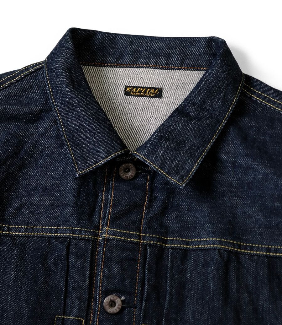 Kapital KAPITAL 14oz denim 1ST JKT jacket indigo one wash new L Size US L / EU 52-54 / 3 - 6 Thumbnail
