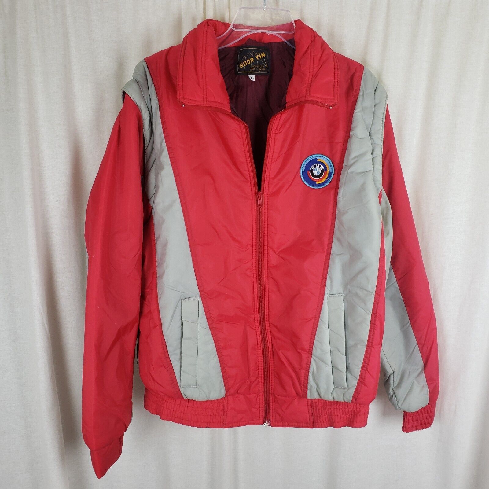 BMW Vtg 80s BMW Ski Jacket Parka Convertible Vest XL Boor Yin Size XL / US 12-14 / IT 48-50 - 1 Thumbnail