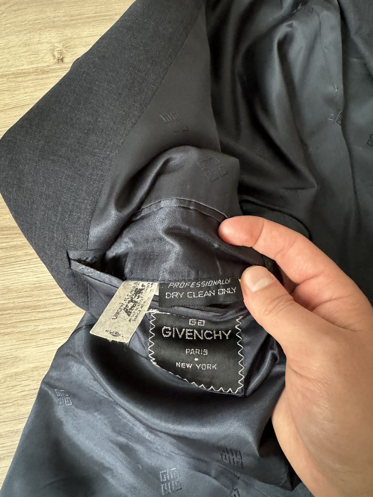 Givenchy Vintage Givenchy Wool Blazer Size 52R - 5 Thumbnail