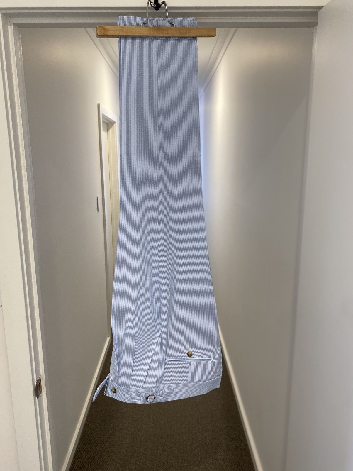 Other Beautifully Made Seersucker Pants Size US 32 / EU 48 - 3 Thumbnail