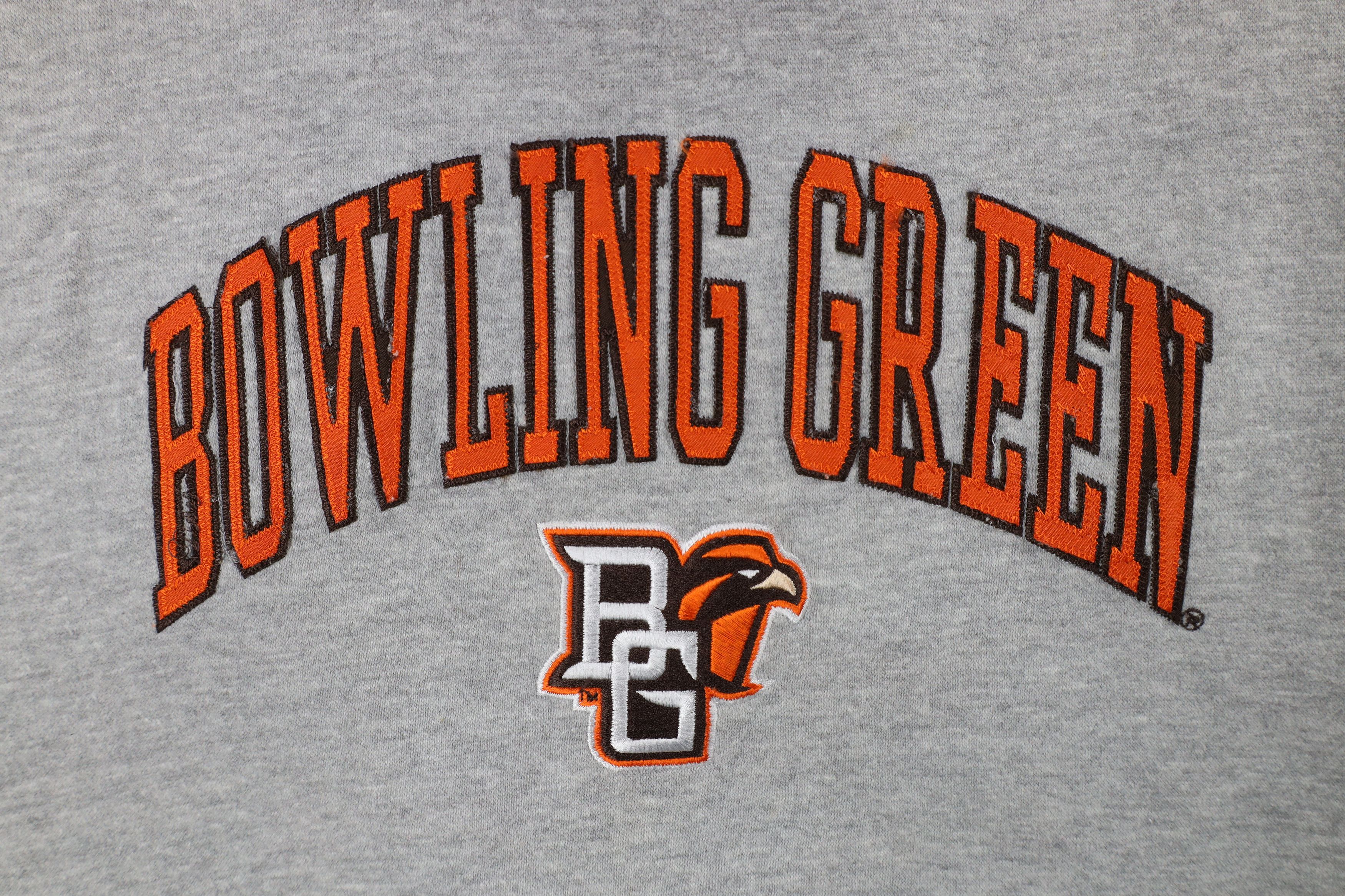 Vintage Vintage 90s Bowling Green State University Hoodie Sweatshirt Size US XL / EU 56 / 4 - 7 Thumbnail