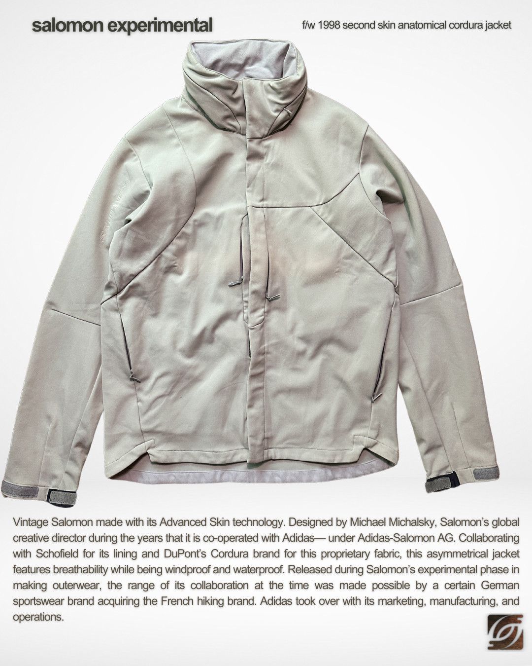 Salomon × Vintage Experimental F/W 1998 Second Skin Anatomical Softshell Size US L / EU 52-54 / 3 - 1 Thumbnail