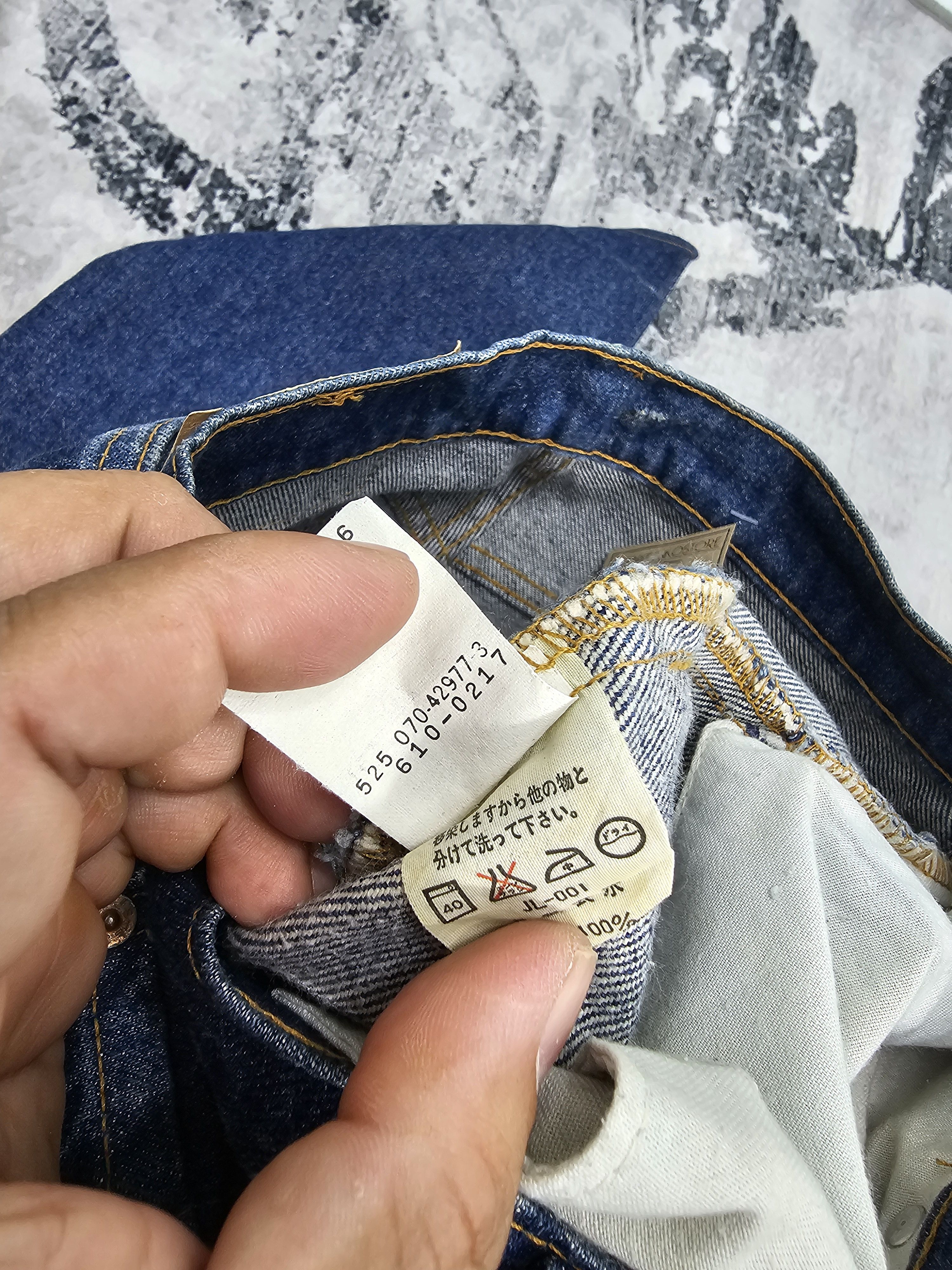 Levi's Vintage Clothing Vtg LEVIS 610 Bleached High Rise Jeans Made In USA L0555 Size 27" / US 4 / IT 40 - 13 Thumbnail