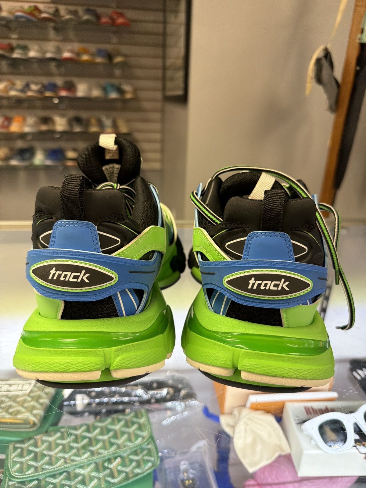 Balenciaga Balenciaga track trained blue green Size US 8 / EU 41 - 9 Thumbnail