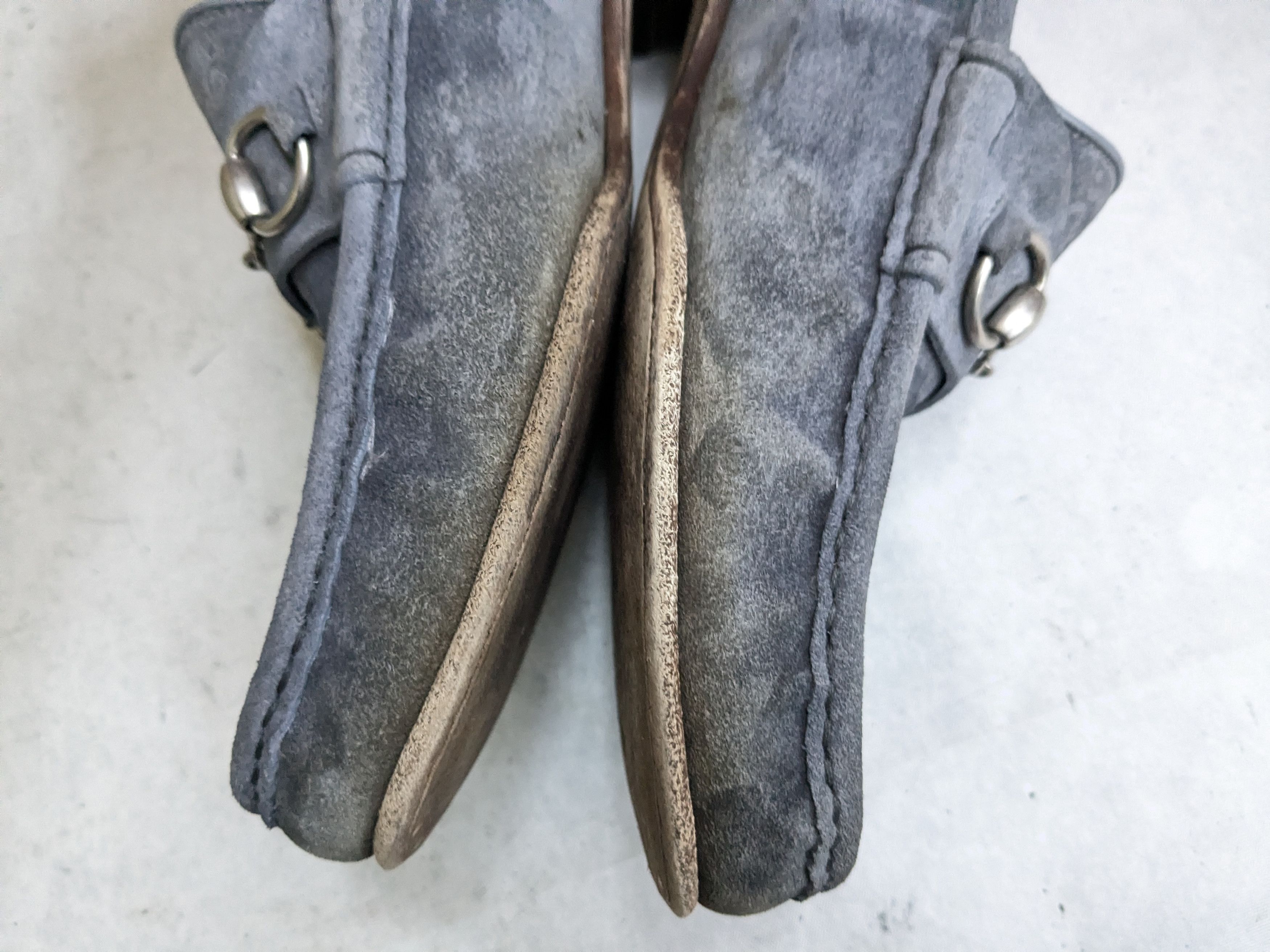 Gucci Gucci Horsebit Loafers Blue Suede Monogram 9.5 Size US 9.5 / EU 42-43 - 10 Thumbnail