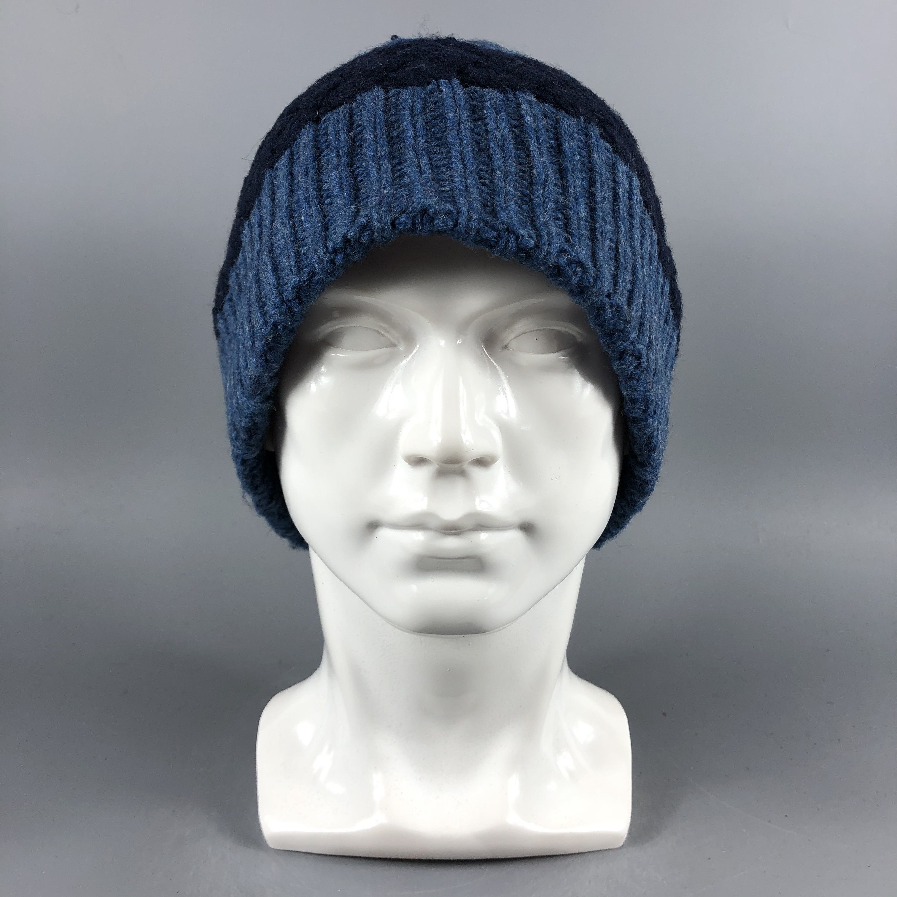 Japanese Brand × Vintage Japanese Brand Stripe Beanie Snow Hat Snow Cap -D1203 Size ONE SIZE - 2 Thumbnail