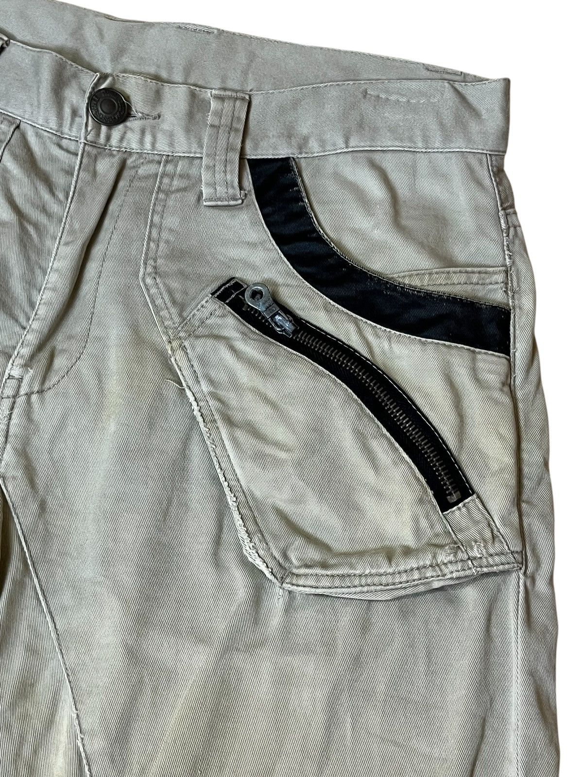 PPFM SICK🔥JAPANESE PPFM CURVE LEG DISTRESSED PANTS Size US 32 / EU 48 - 5 Thumbnail