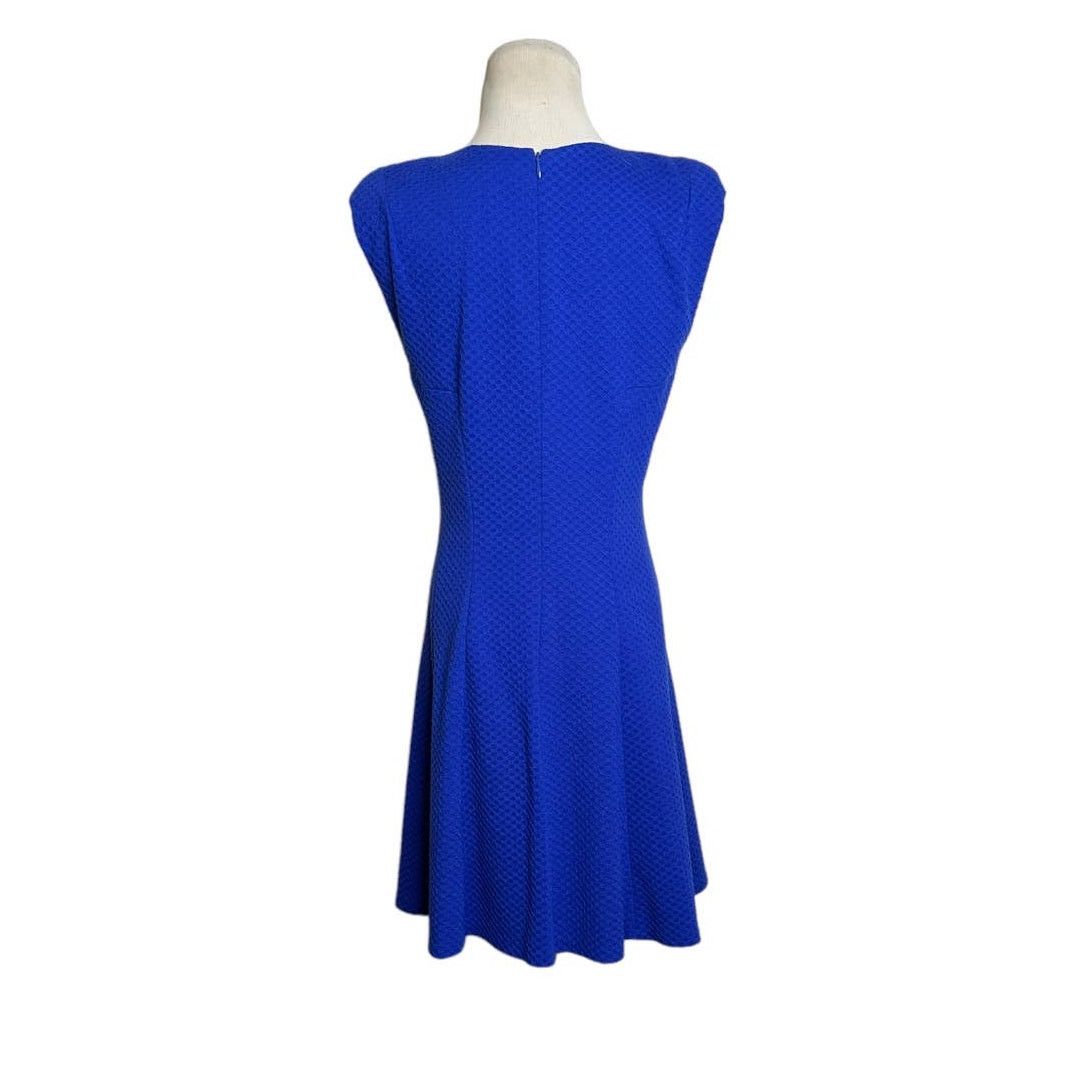 Rebecca Taylor Rebecca Taylor blue cap sleeves A line dress size 6 Size M / US 6-8 / IT 42-44 - 10 Thumbnail