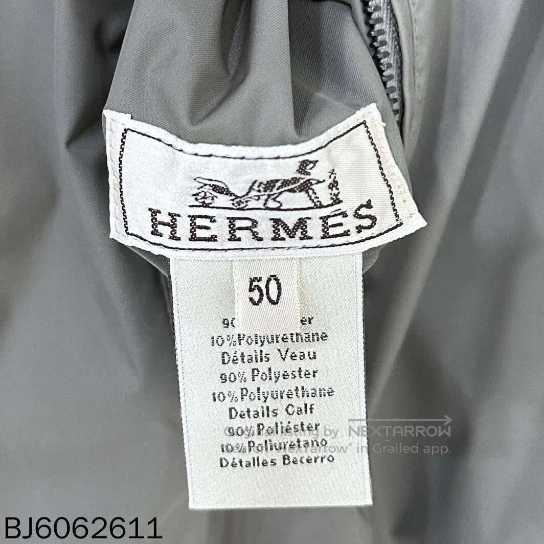 Hermes reversible nylon zippered cotton jacket. Size US L / EU 52-54 / 3 - 3 Thumbnail