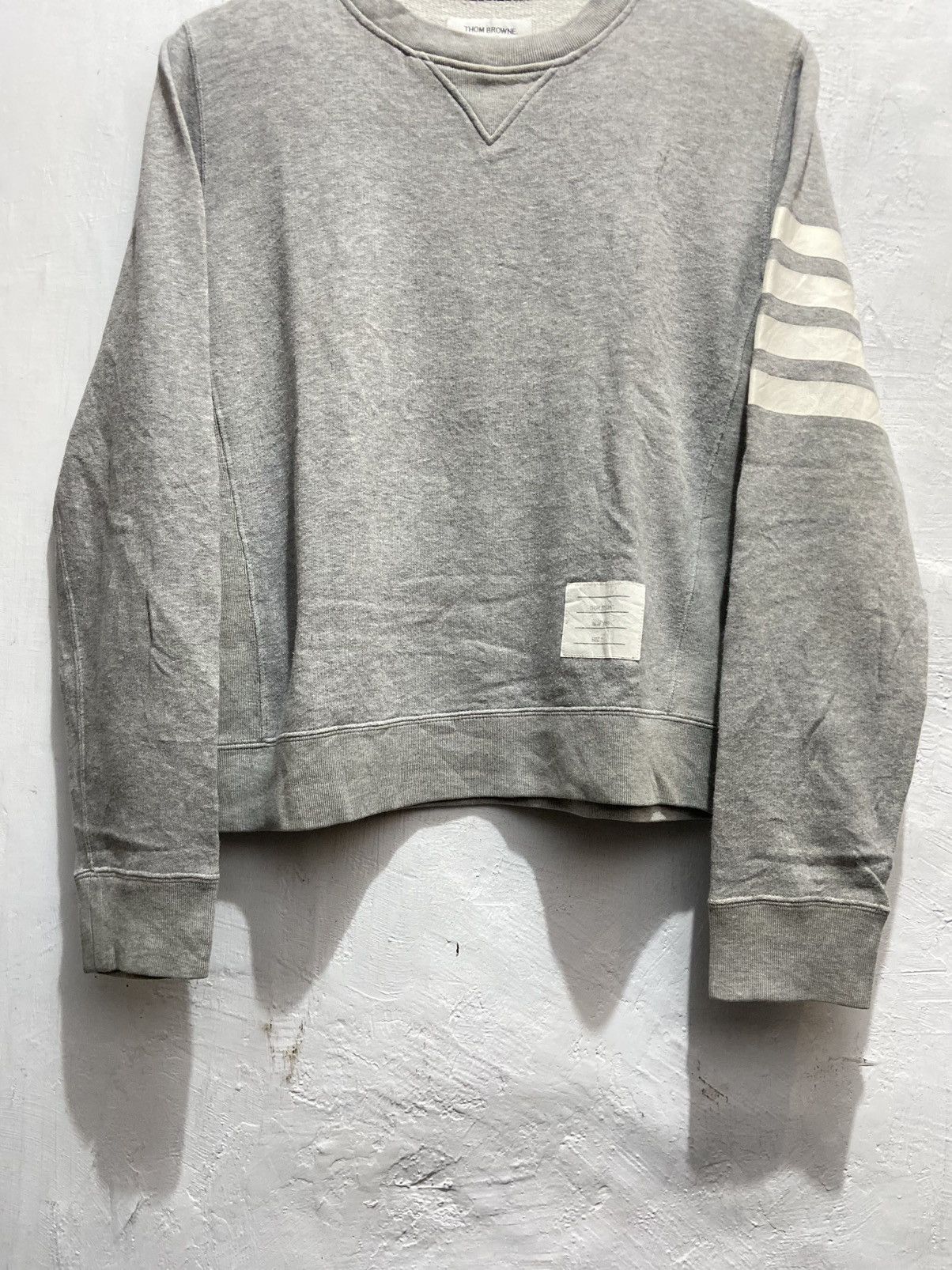 Thom Browne Thom Browne Classic 4 - Bar Sweatshirt Size US S / EU 44-46 / 1 - 4 Thumbnail