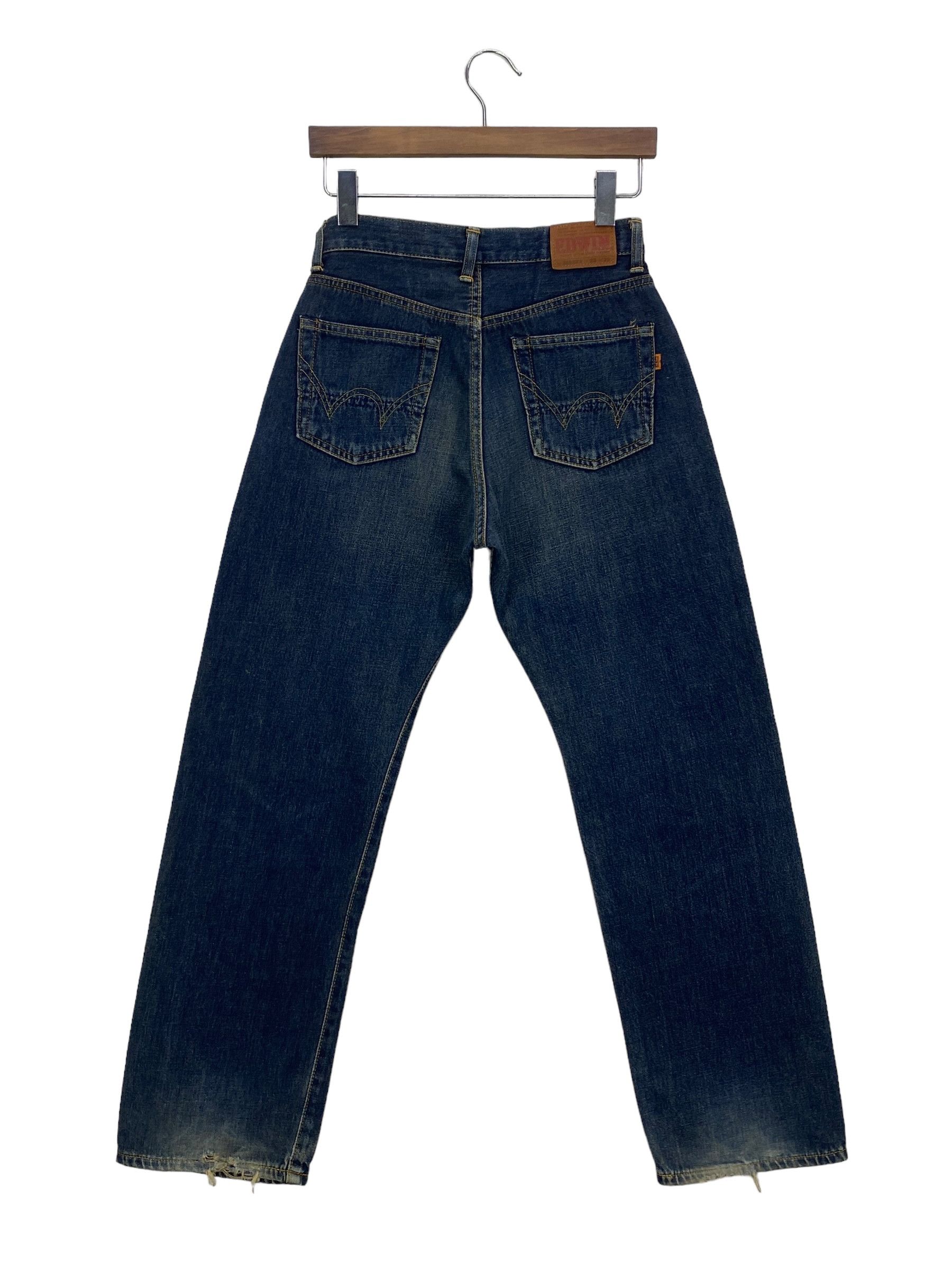 Edwin × Vintage Edwin Selvedge Denim Jeans Distressed Selvedge Pants Japan Size US 29 - 1 Thumbnail