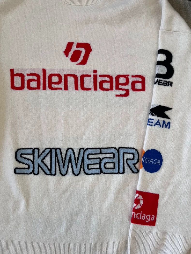Balenciaga Balenciaga FW24 SKIWEAR monogram print turtleneck long-slee Size US S / EU 44-46 / 1 - 3 Thumbnail