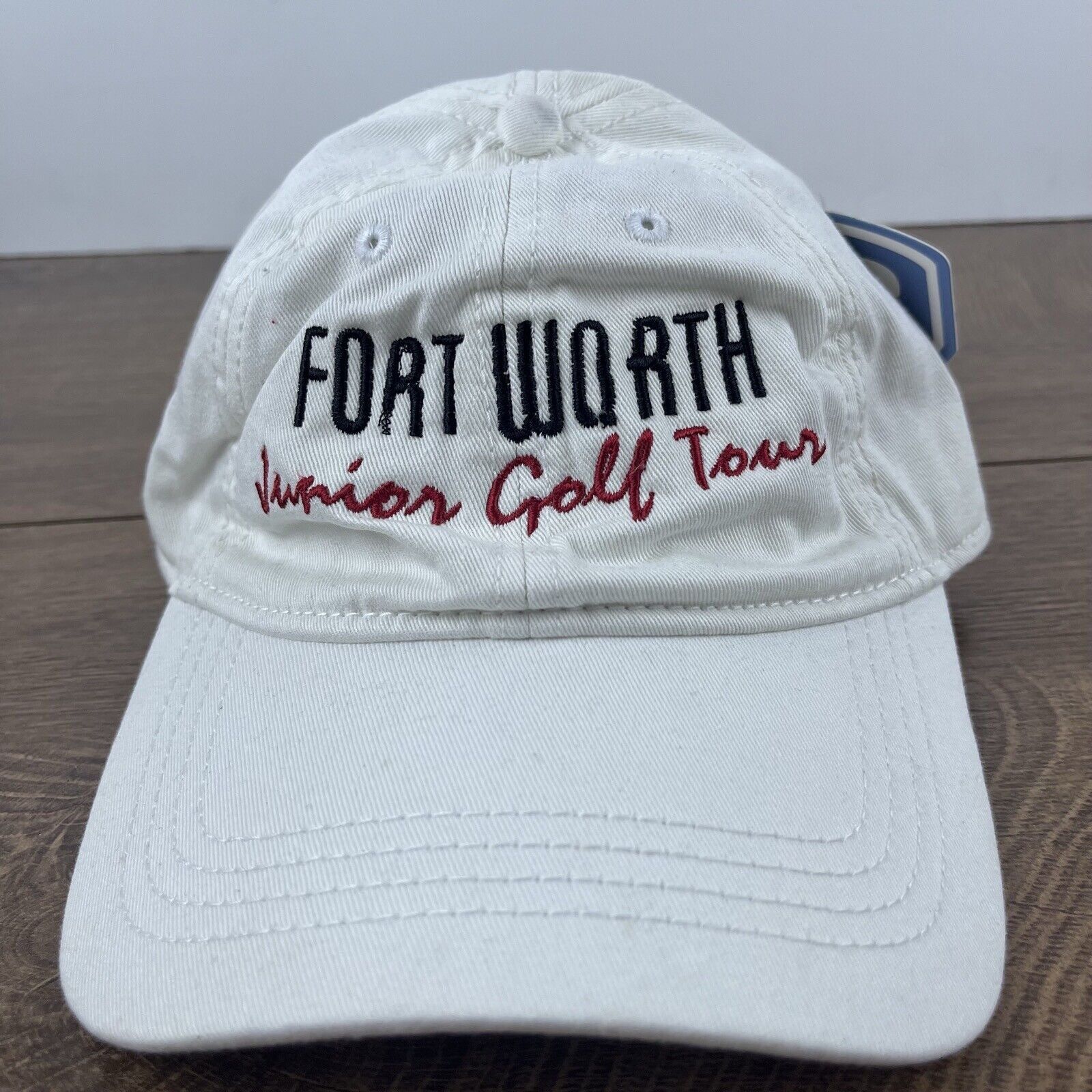Other Fort Worth Hat Junior Golf Tour Hat White Cap Hat Adjustable Size ONE SIZE - 4 Thumbnail