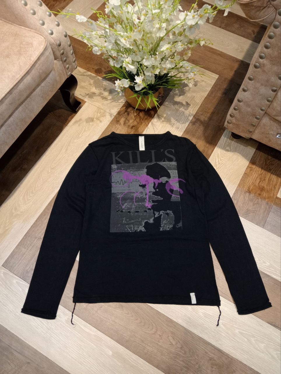 If Six Was Nine LGB Circus Lion Graphic Long Sleeve T-Shirt Purple